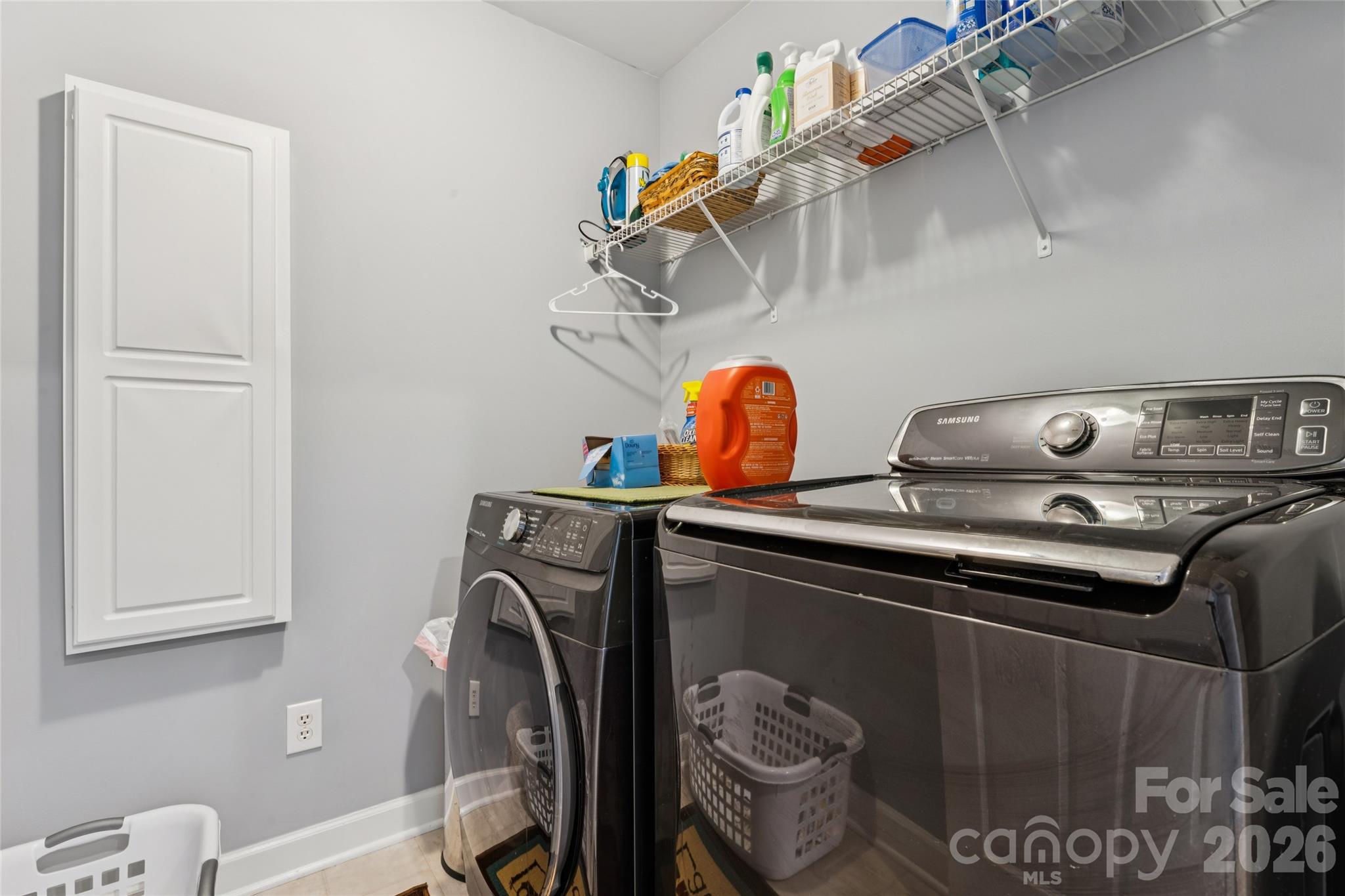 Laundry room on upper level - 8108 Penman Springs Drive, Waxhaw
