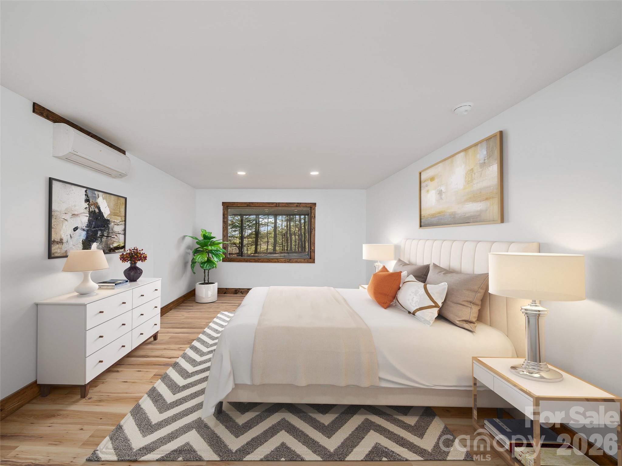 Basement Bedroom - Virtual Staging - 139 Church Street, Burnsville