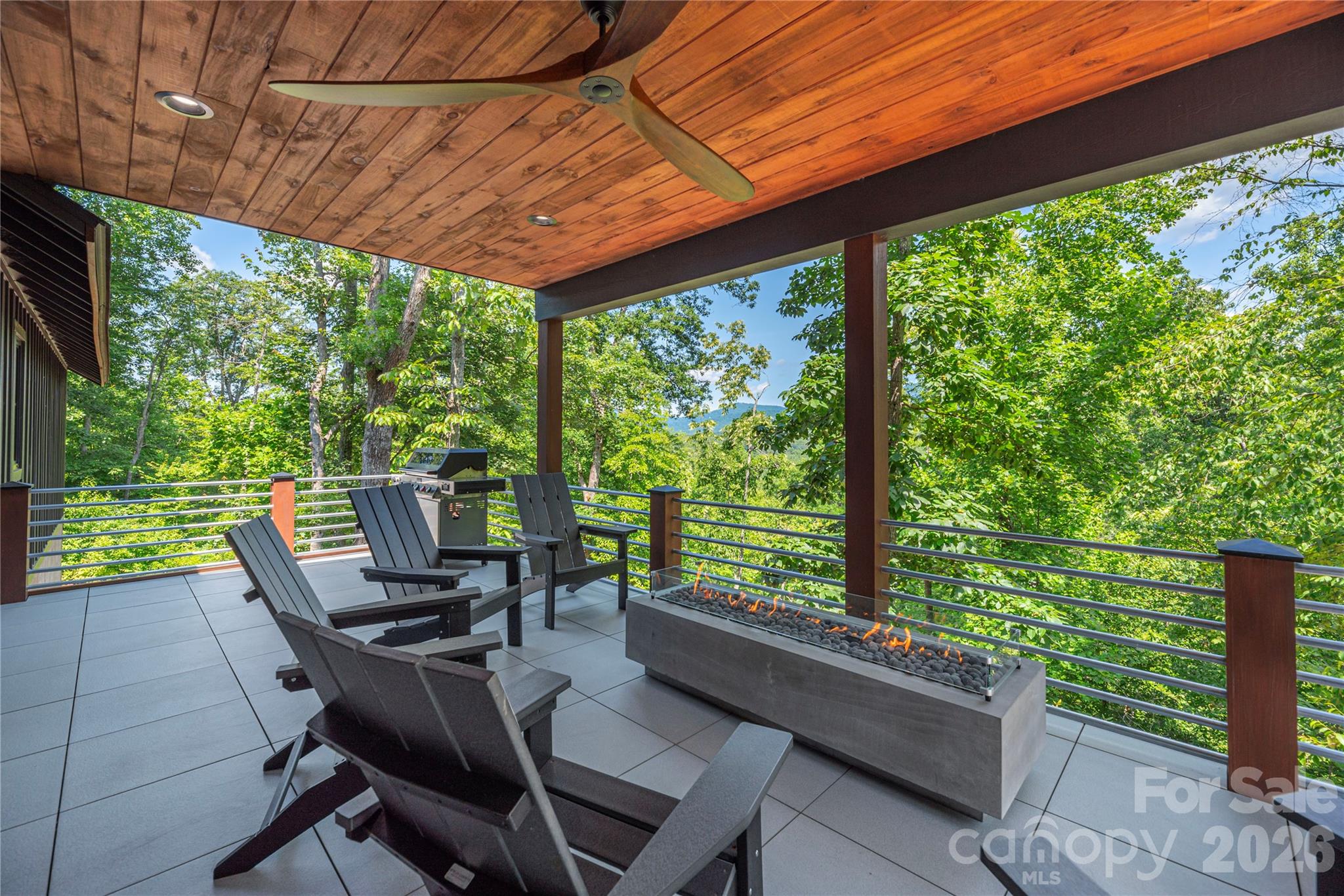 Gas grill with propane connected - 28 Garren View Drive, Fairview