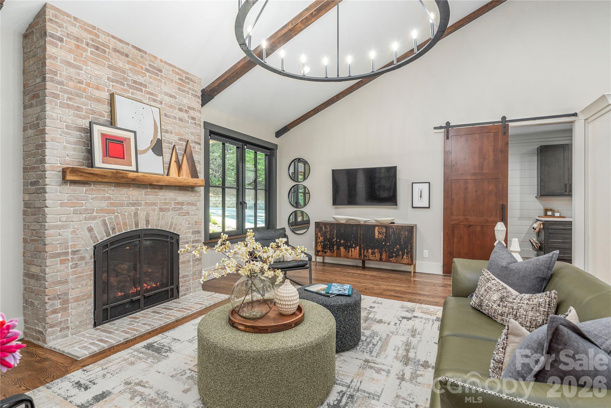 Cozy fireplace for warm gatherings - 28 & 30 Garren View Drive, Fairview