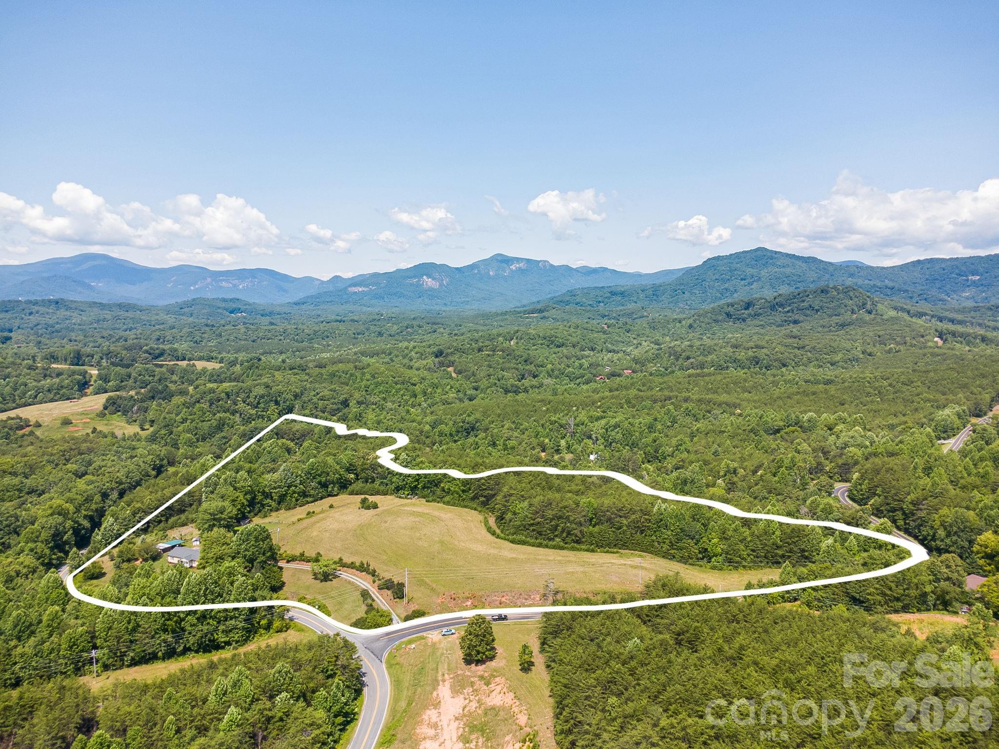 Boundary lines - 111 Bible School Road, Lake Lure