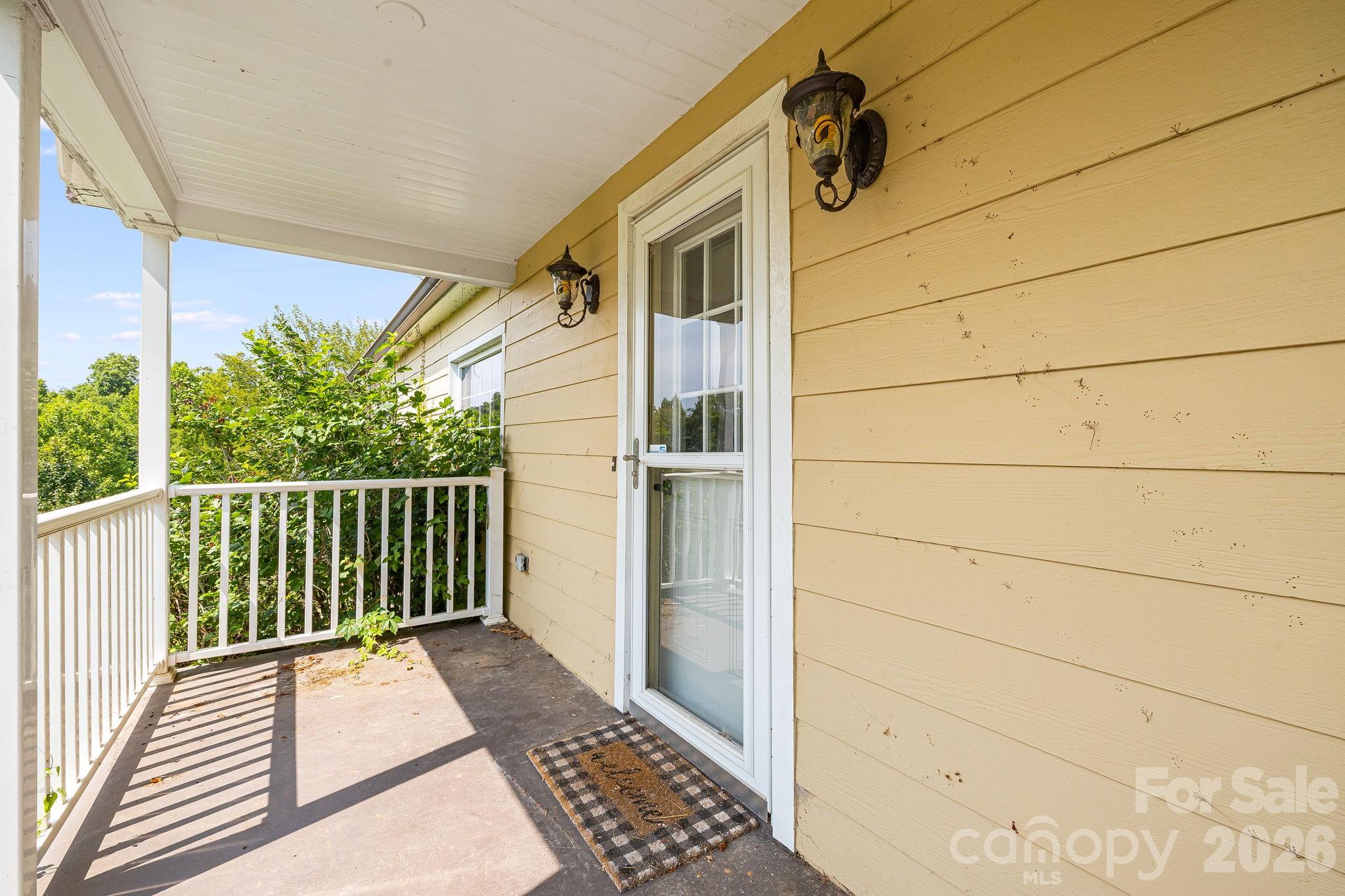 Exit to porch - 111 Bible School Road, Lake Lure