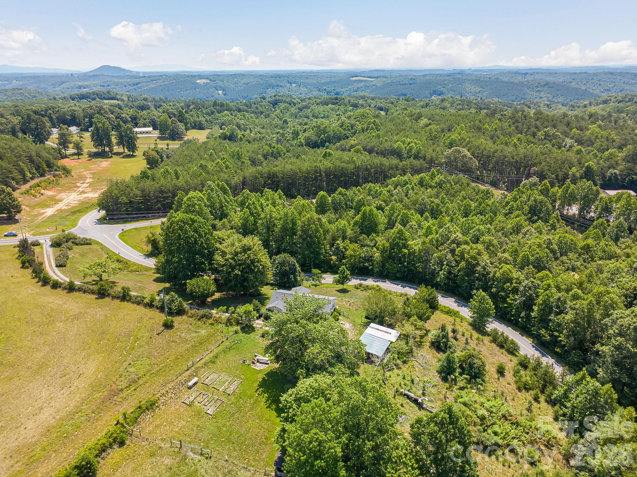 Great view of home and pasture - 111 Bible School Road, Lake Lure