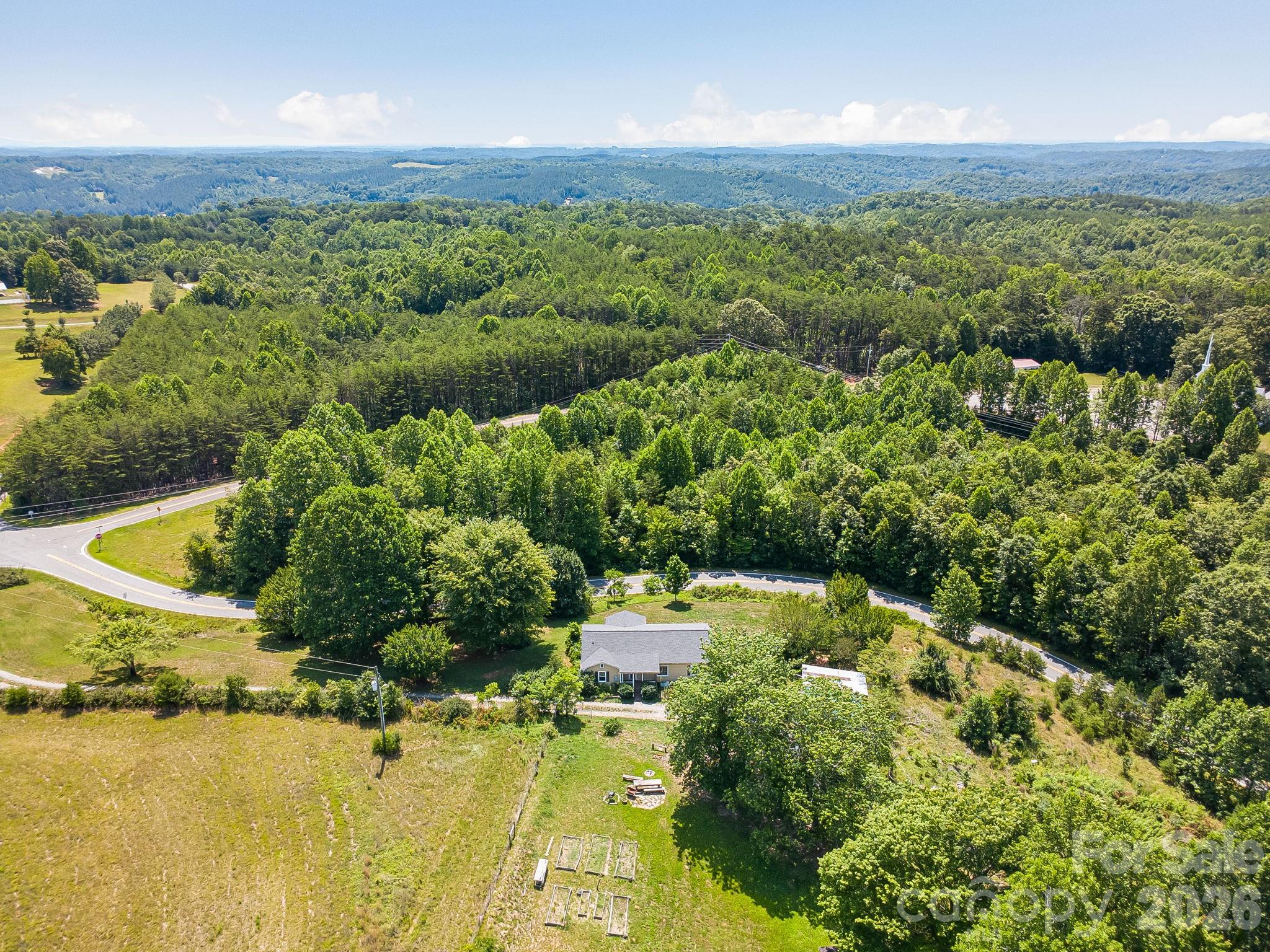 view of curvature of road - 111 Bible School Road, Lake Lure