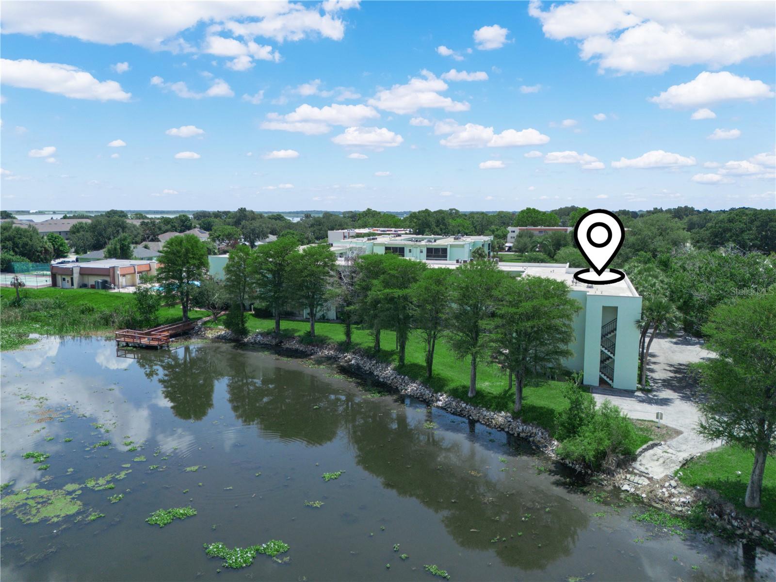 Panoramic views of beautiful Lake Parker! - 1130 N LAKE PARKER AVE #A301, LAKELAND