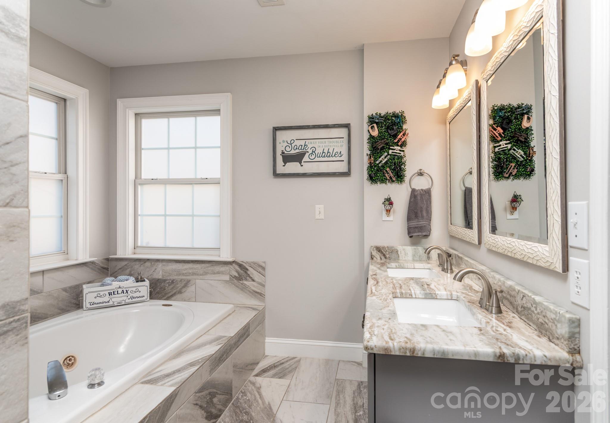 Primary Bathroom - 130 Haddington Place, Mooresville