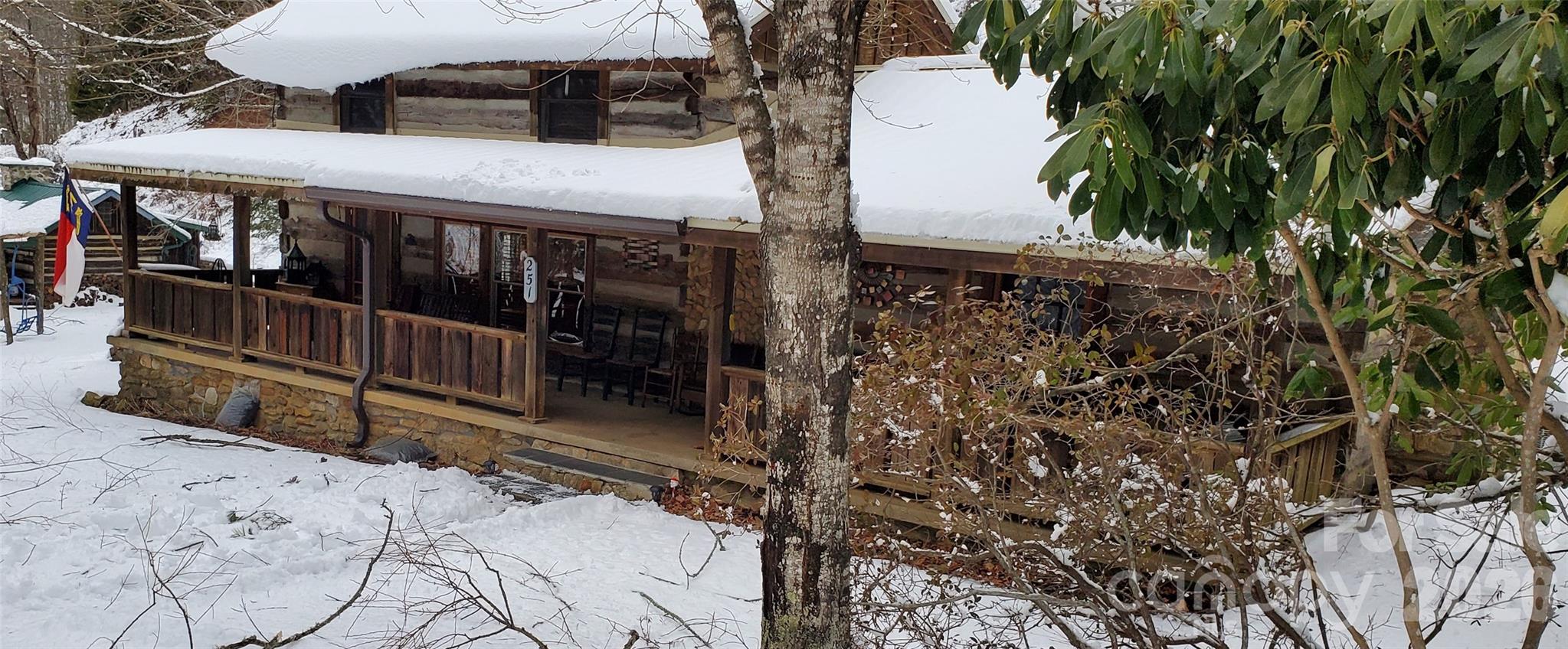 Dreamy Snow Covering - 251 Village Lane, Mars Hill
