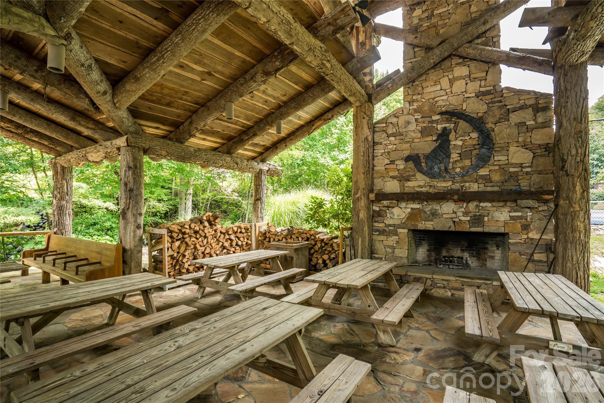 WLVC Pavilion Interior - 251 Village Lane, Mars Hill