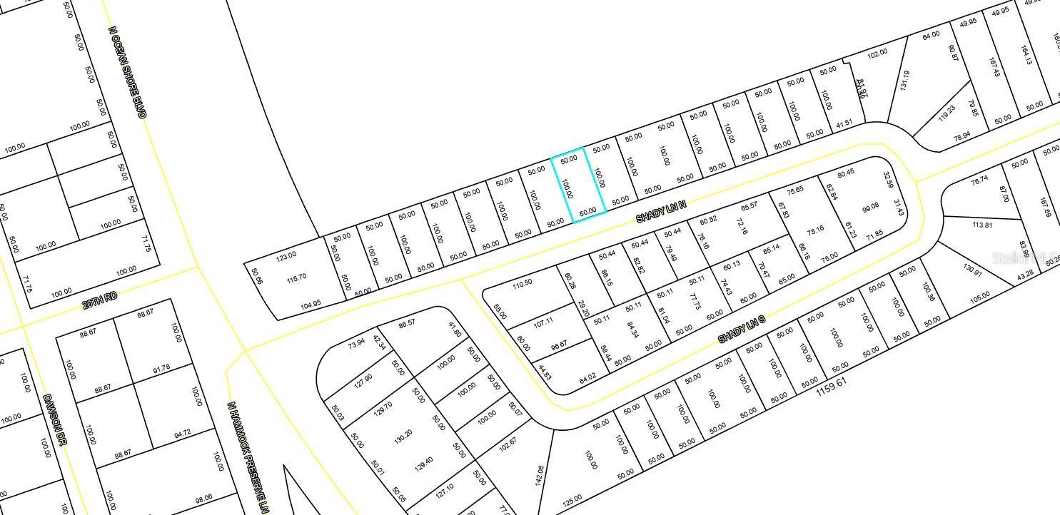 Layout of Magnolia Manor - 17 SHADY LN N, PALM COAST