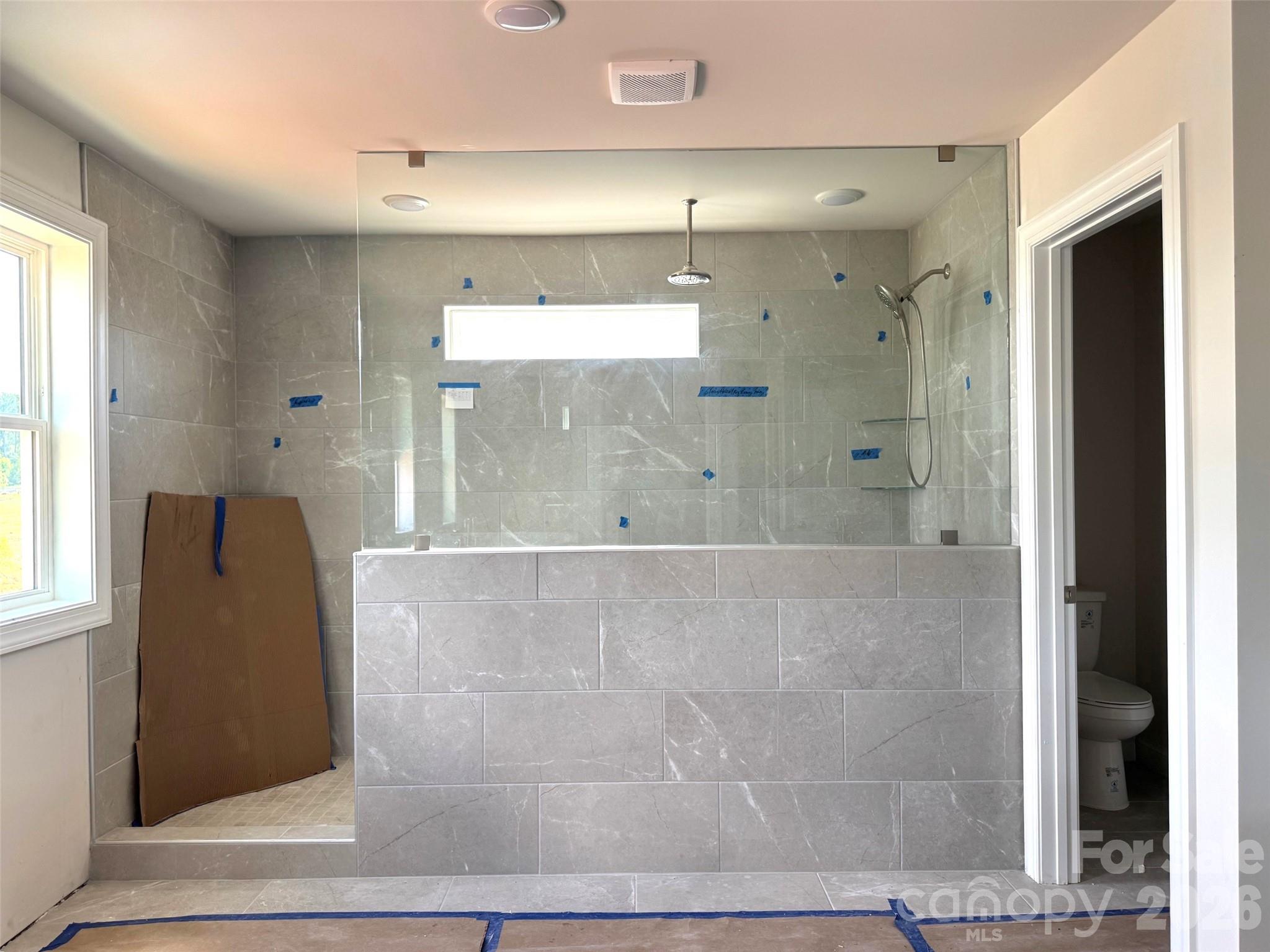 Primary Bath in Progress - 2517 Mabel Lane, Monroe