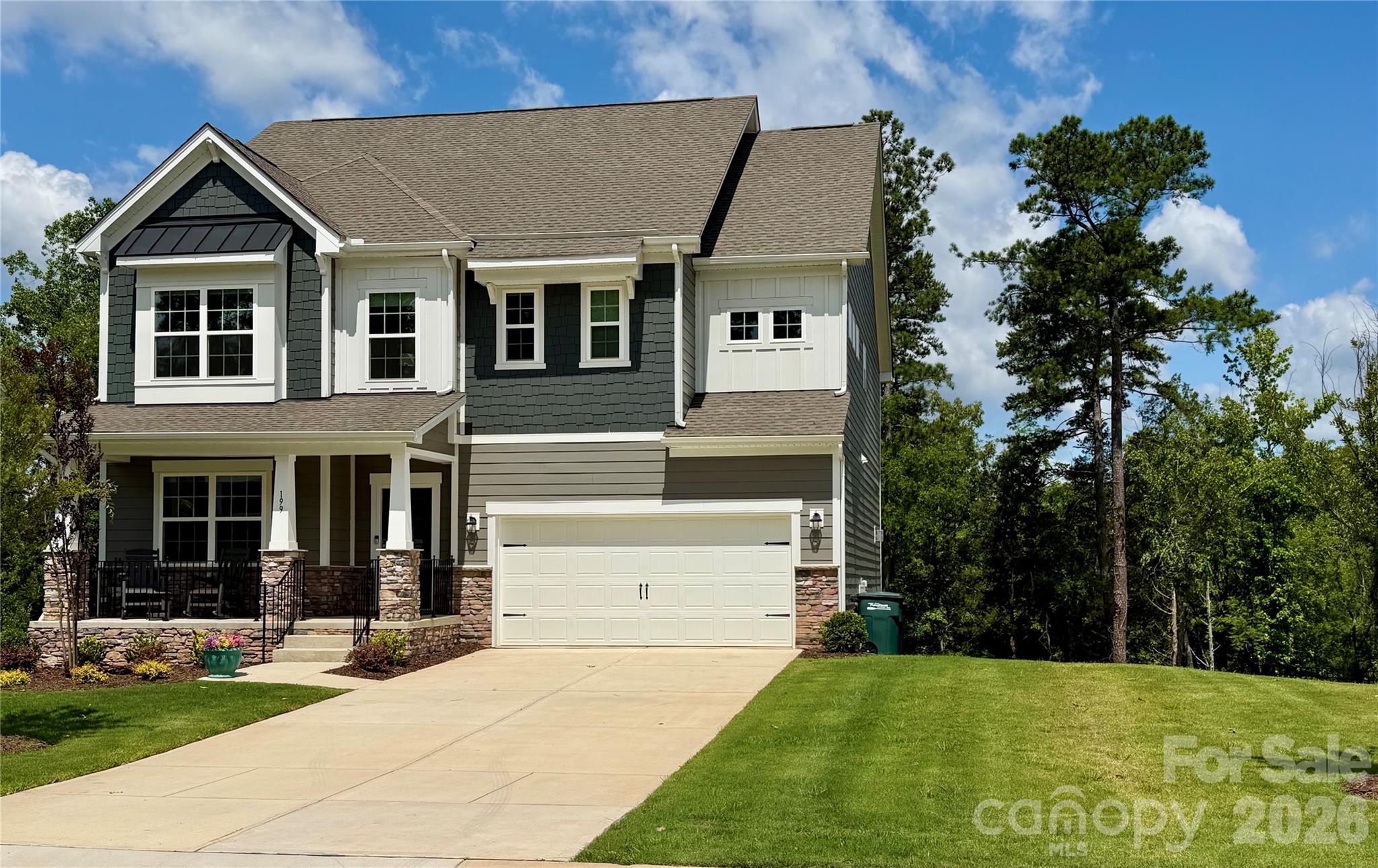 Fully fenced yard w/3 gates - 199 Hamptons Cove Road, Troutman