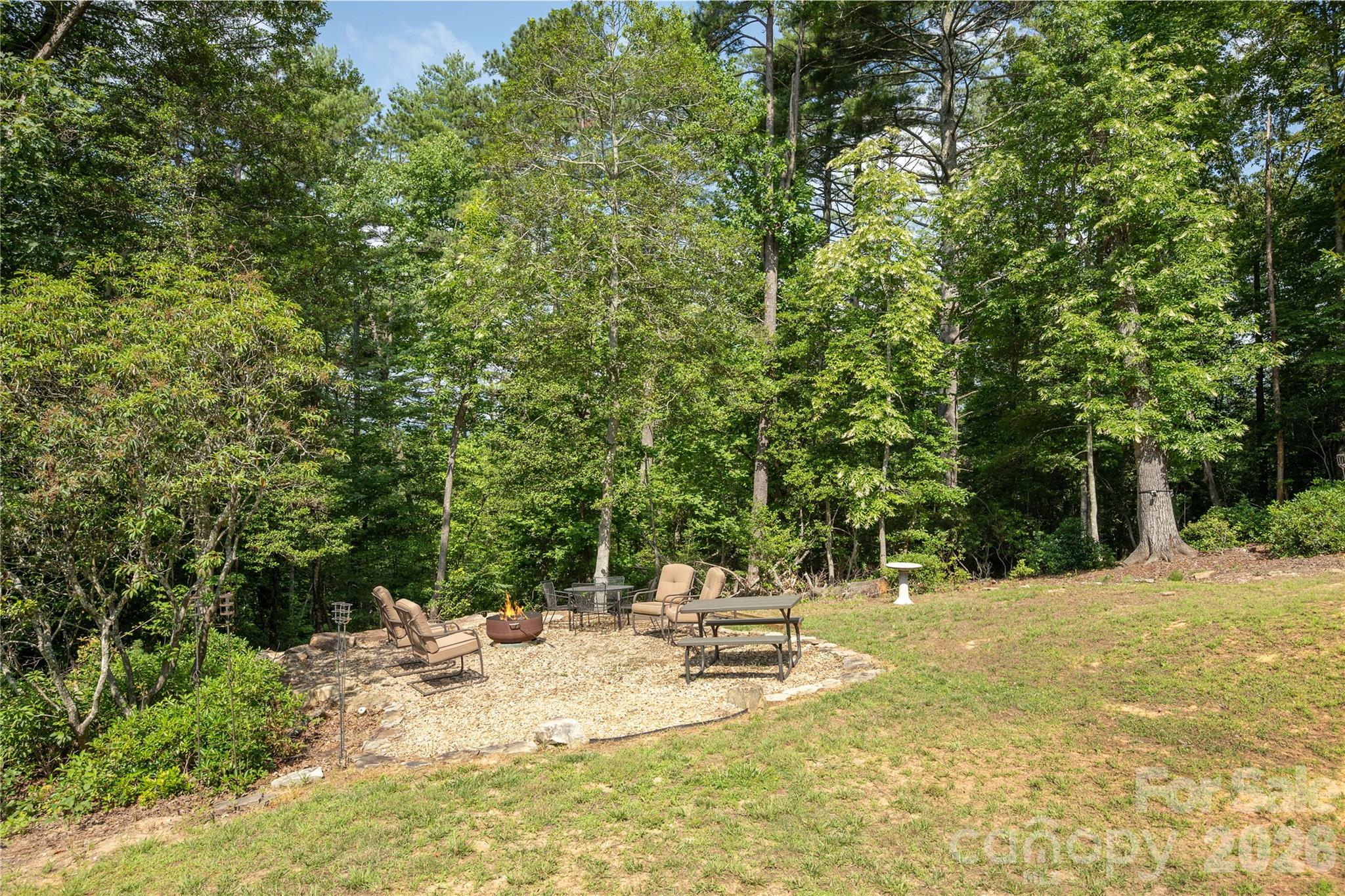 Fire pit - 59 Smalltown Trail, Brevard
