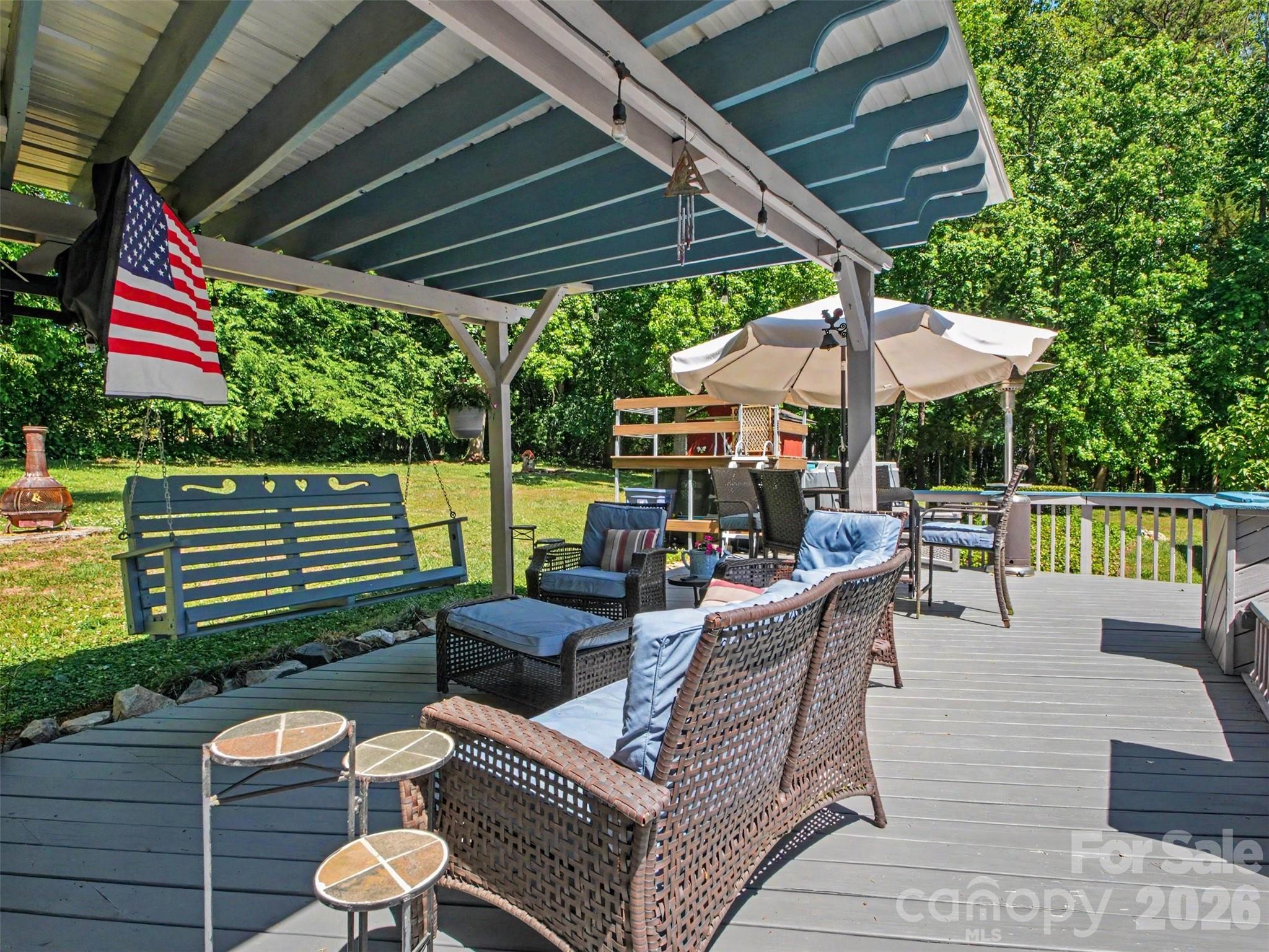 covered patio/ deck - 915 Ostwalt Amity Road, Statesville