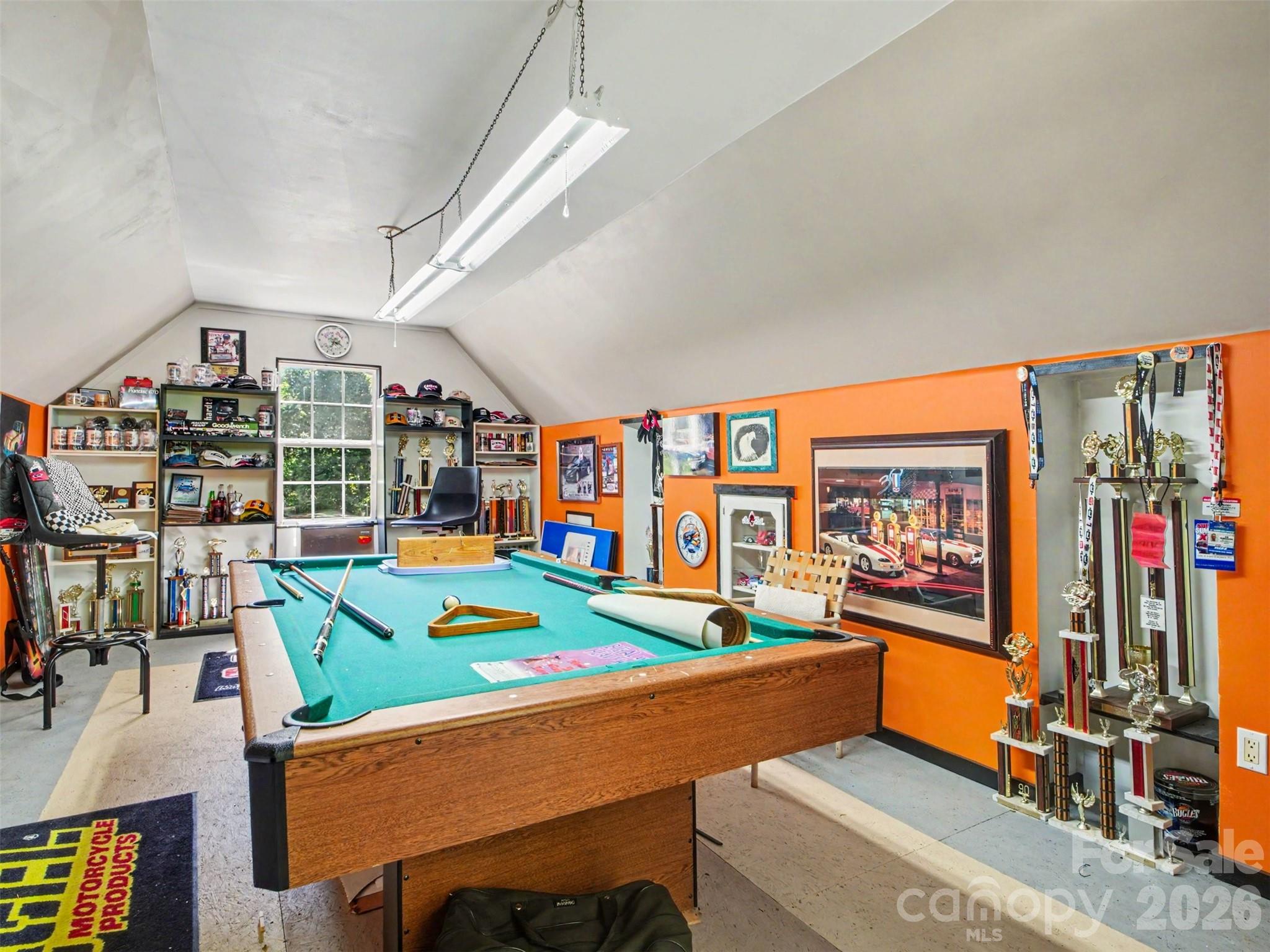 Rec Room above detached garage , pool table conveys ! - 915 Ostwalt Amity Road, Statesville