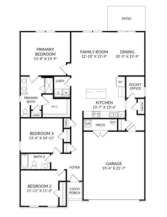 Main Level - 1504 Ardmore Drive, Sherrills Ford