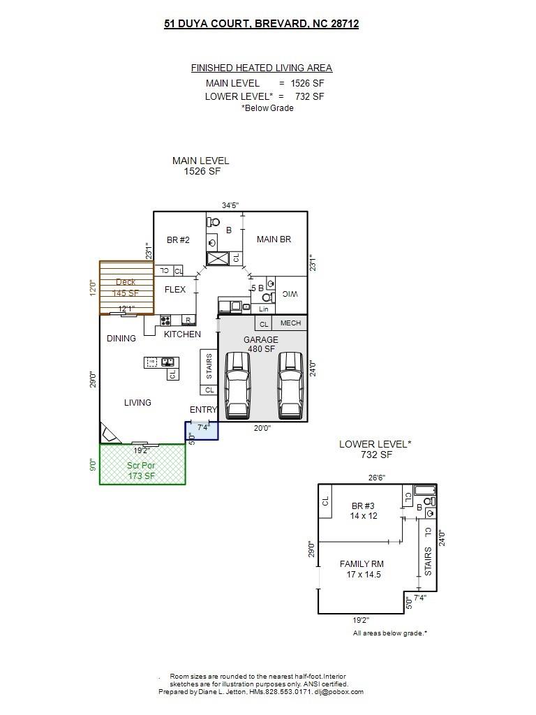 Floor plan - 51 Duya Court, Brevard