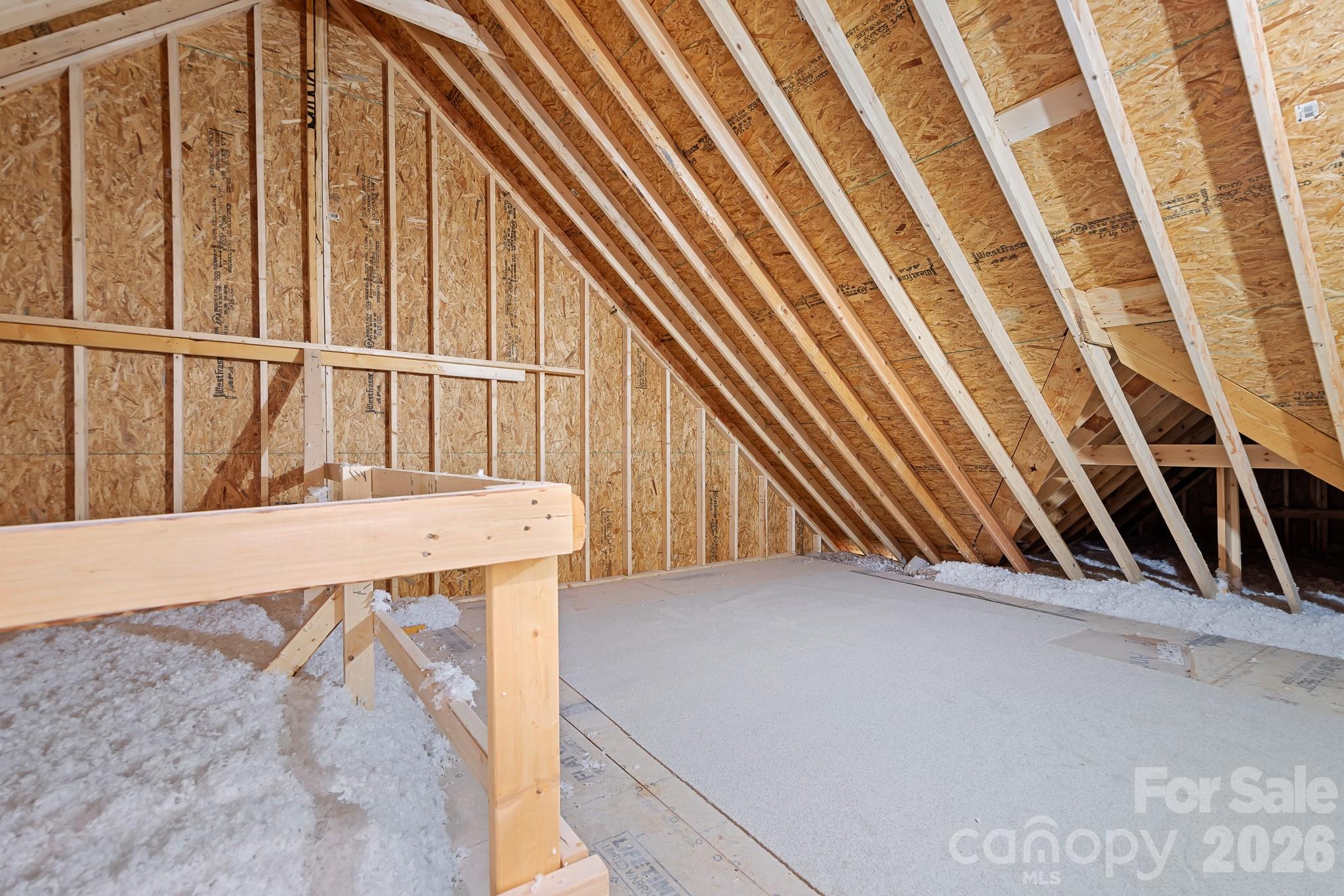 Large walk-in attic space 197SF - 126 Manorly Lane, Mooresville
