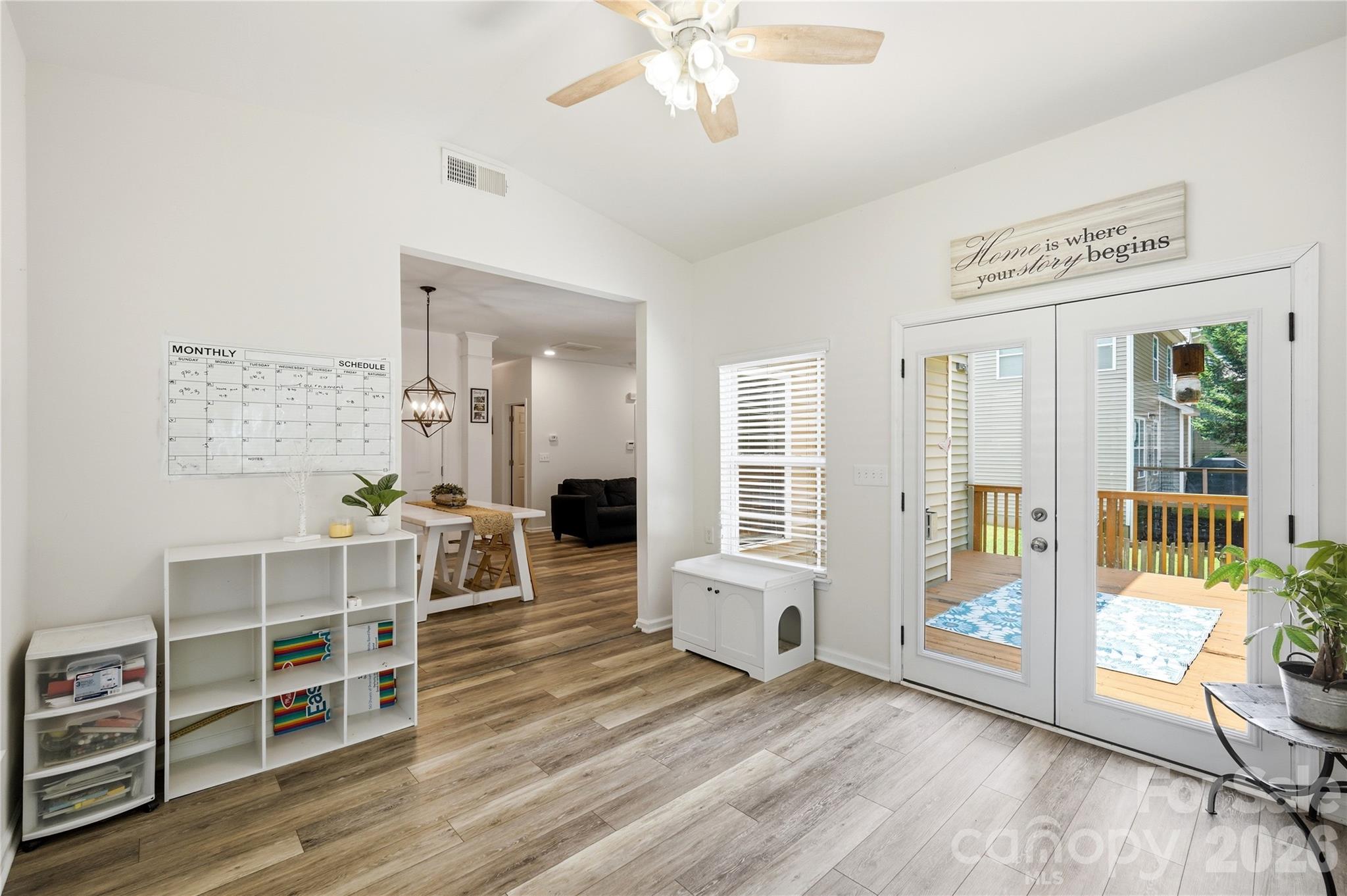 Sun-drenched sunroom wrapped in windows, made for relaxing year-round - 1034 Canopy Drive, Indian Trail