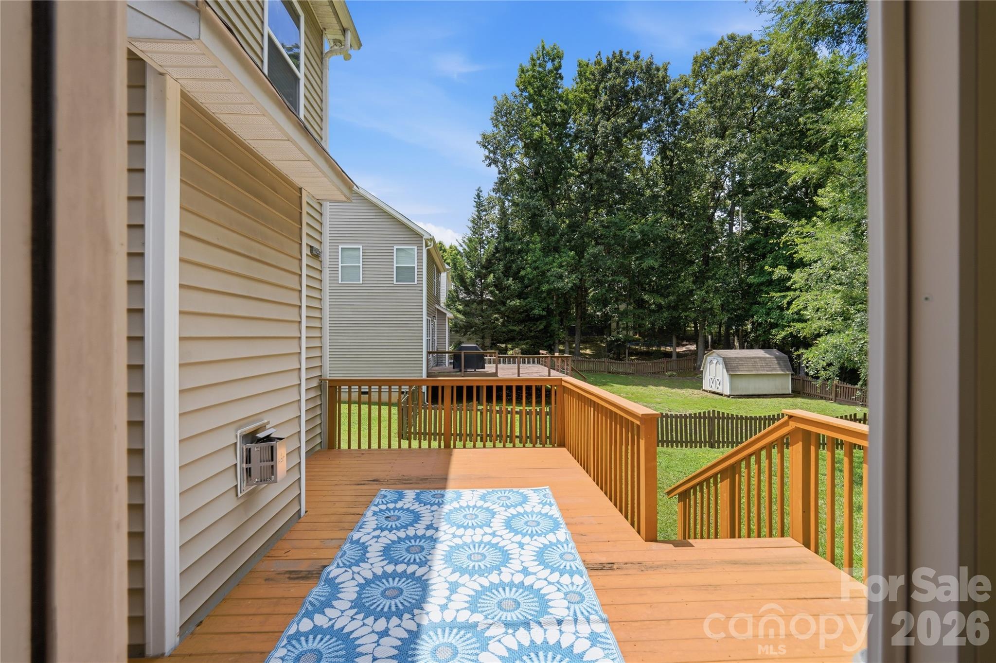 Unwind on the back deck, made for grilling and get-togethers - 1034 Canopy Drive, Indian Trail