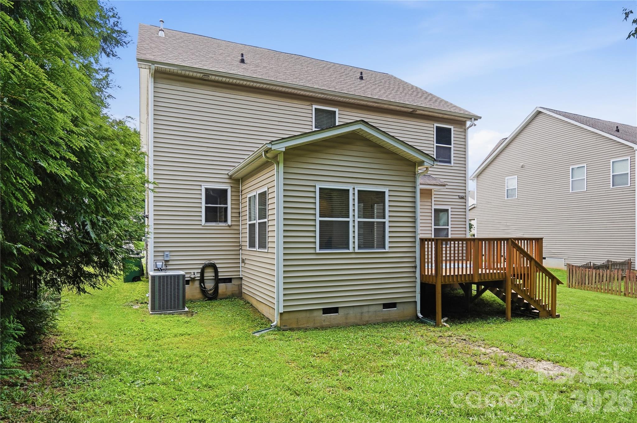 Private backyard with bonus shed storage and room to roam - 1034 Canopy Drive, Indian Trail