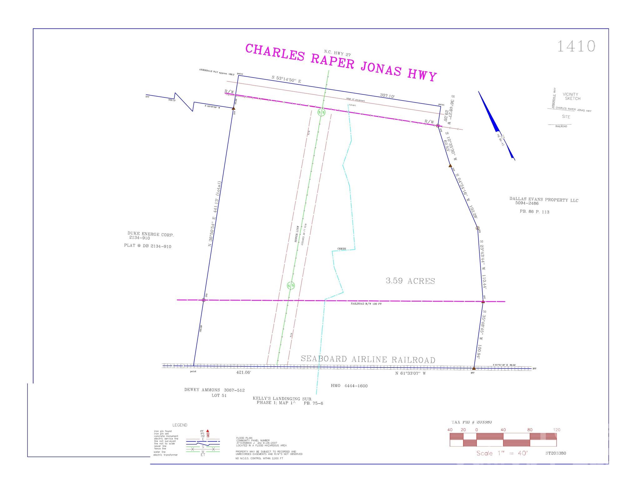 Acreage at 0 Charles Raper Jonas Highway, Mount Holly, photo 2 of 3