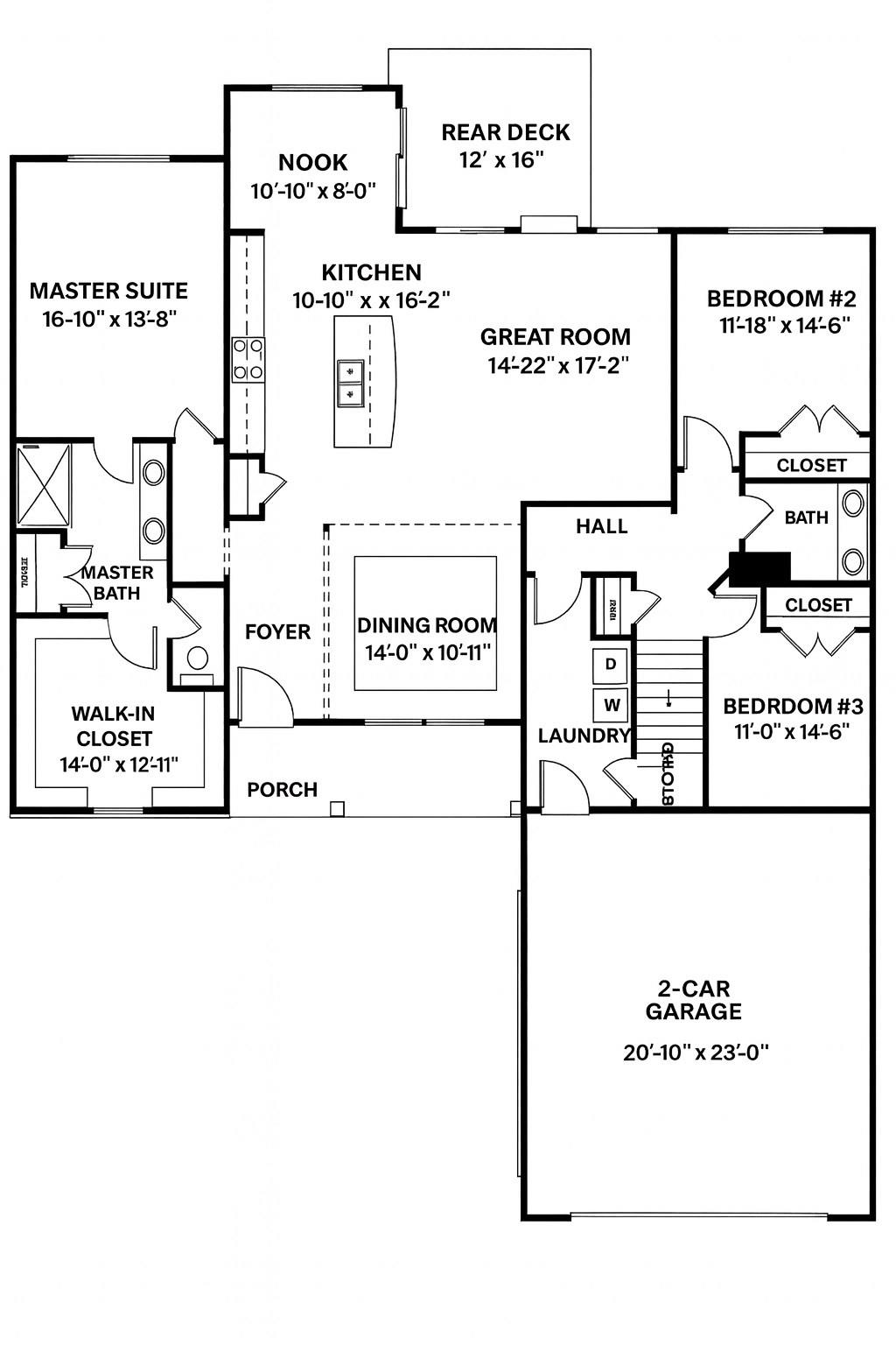 Main Level - 5807 Monticello Drive NW, Concord