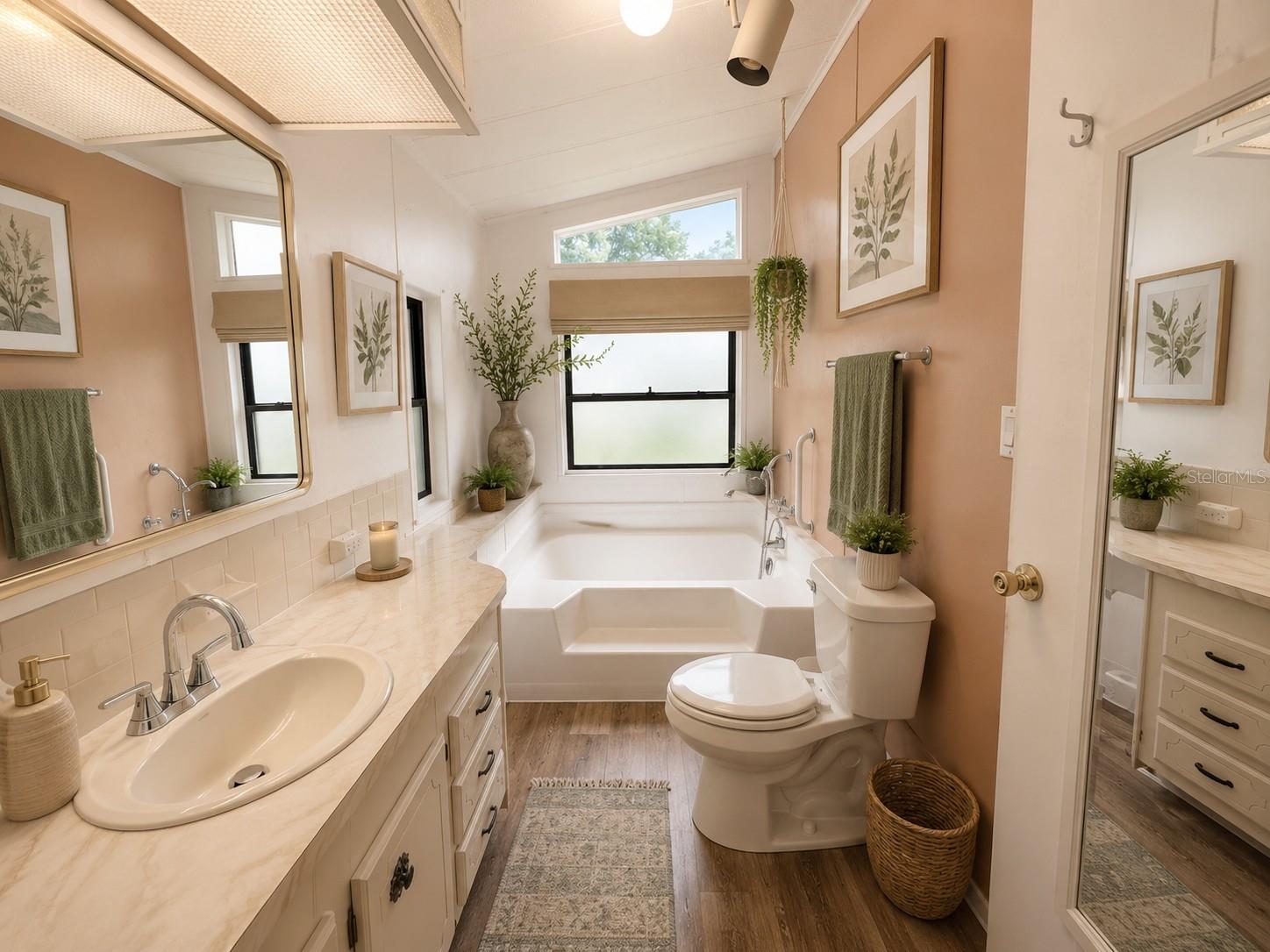 Primary Bath Virtually Styled - 6315 GROVE POINTE DR SE, WINTER HAVEN