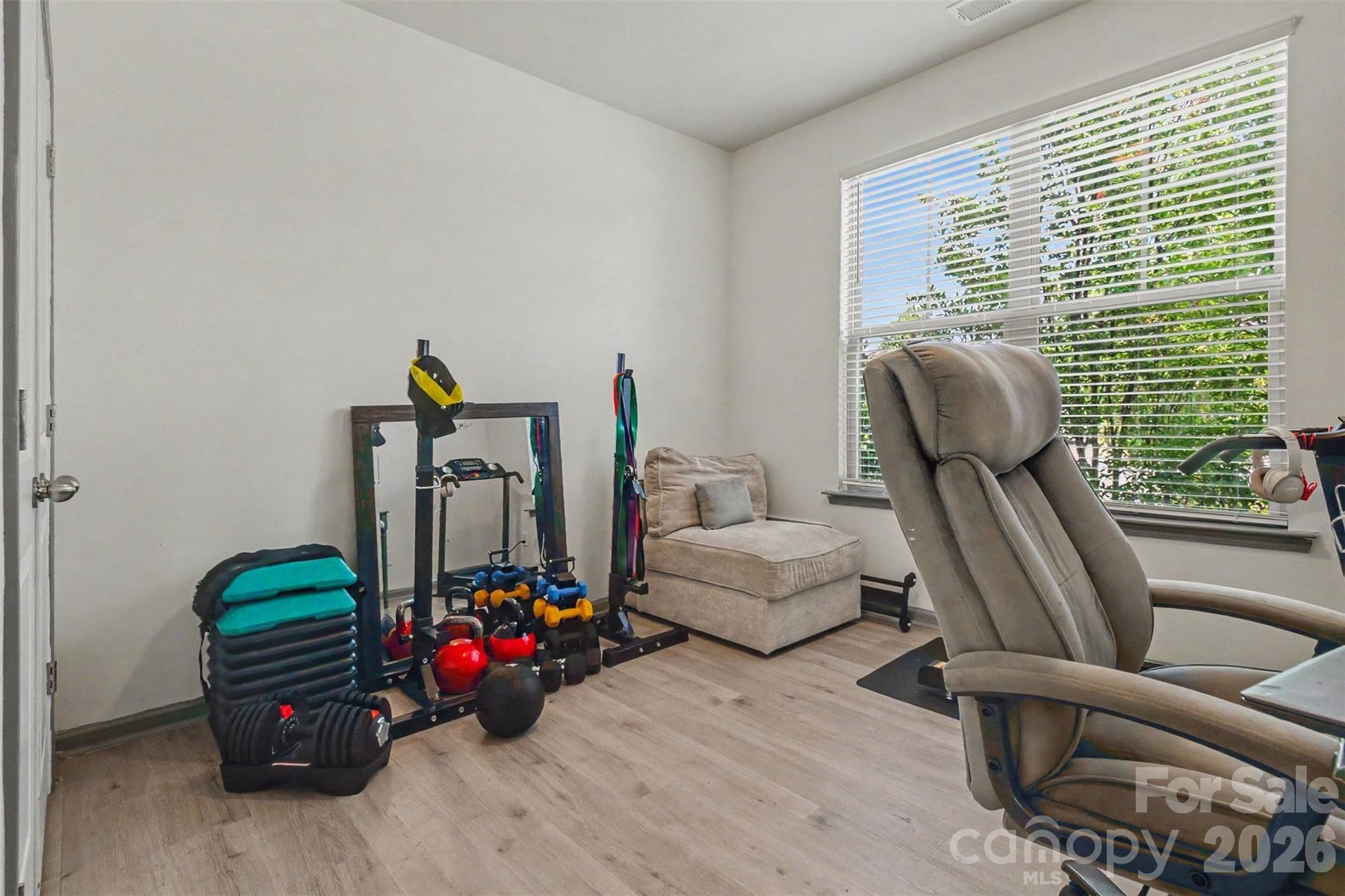 The downstairs bedroom can also be an office, study, home gym, playroom, craft room...you name it! - 2055 Yearden Lane, Monroe
