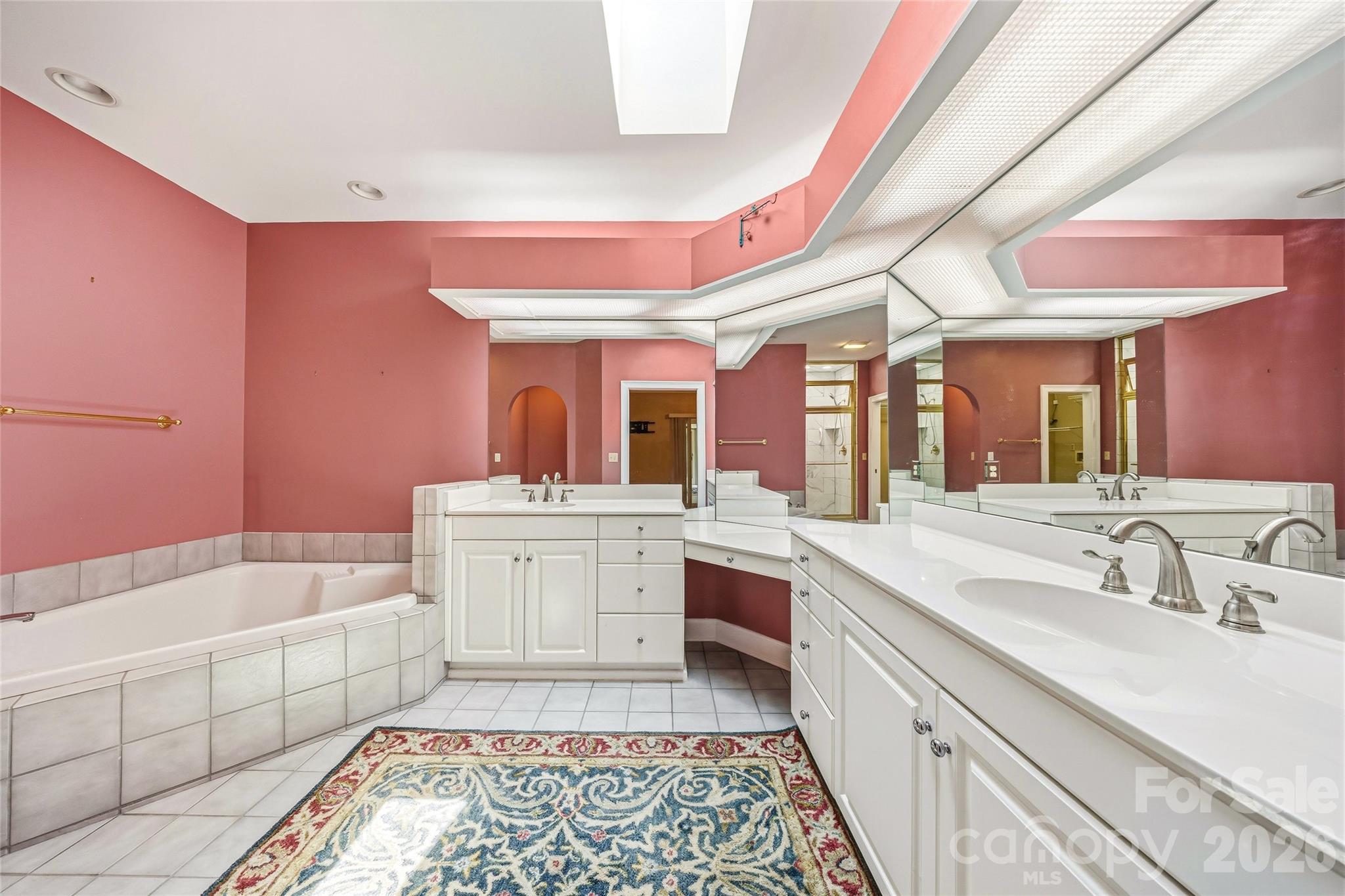 Primary Bath with Steam Shower - 200 Teaberry Lane, Hendersonville