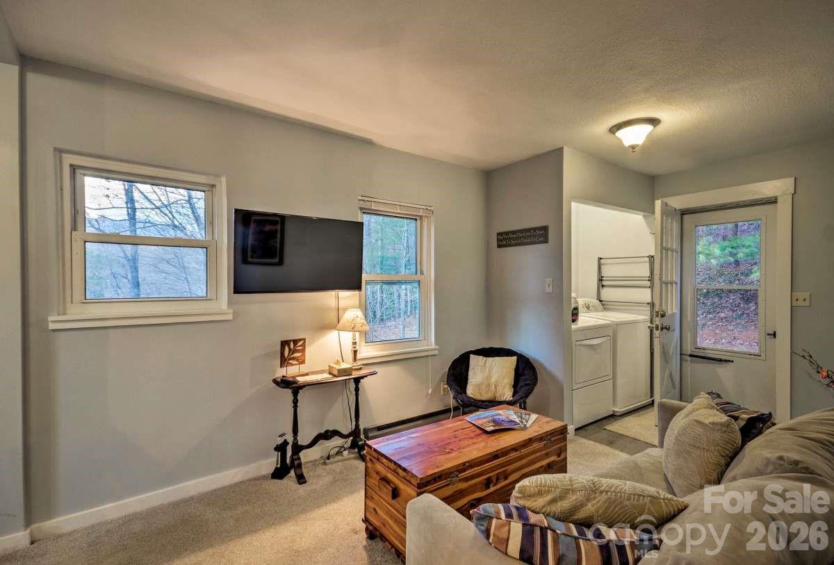 Also has exterior walkout to large deck to enjoy wooded view. - 95 Walker Cove Road, Black Mountain
