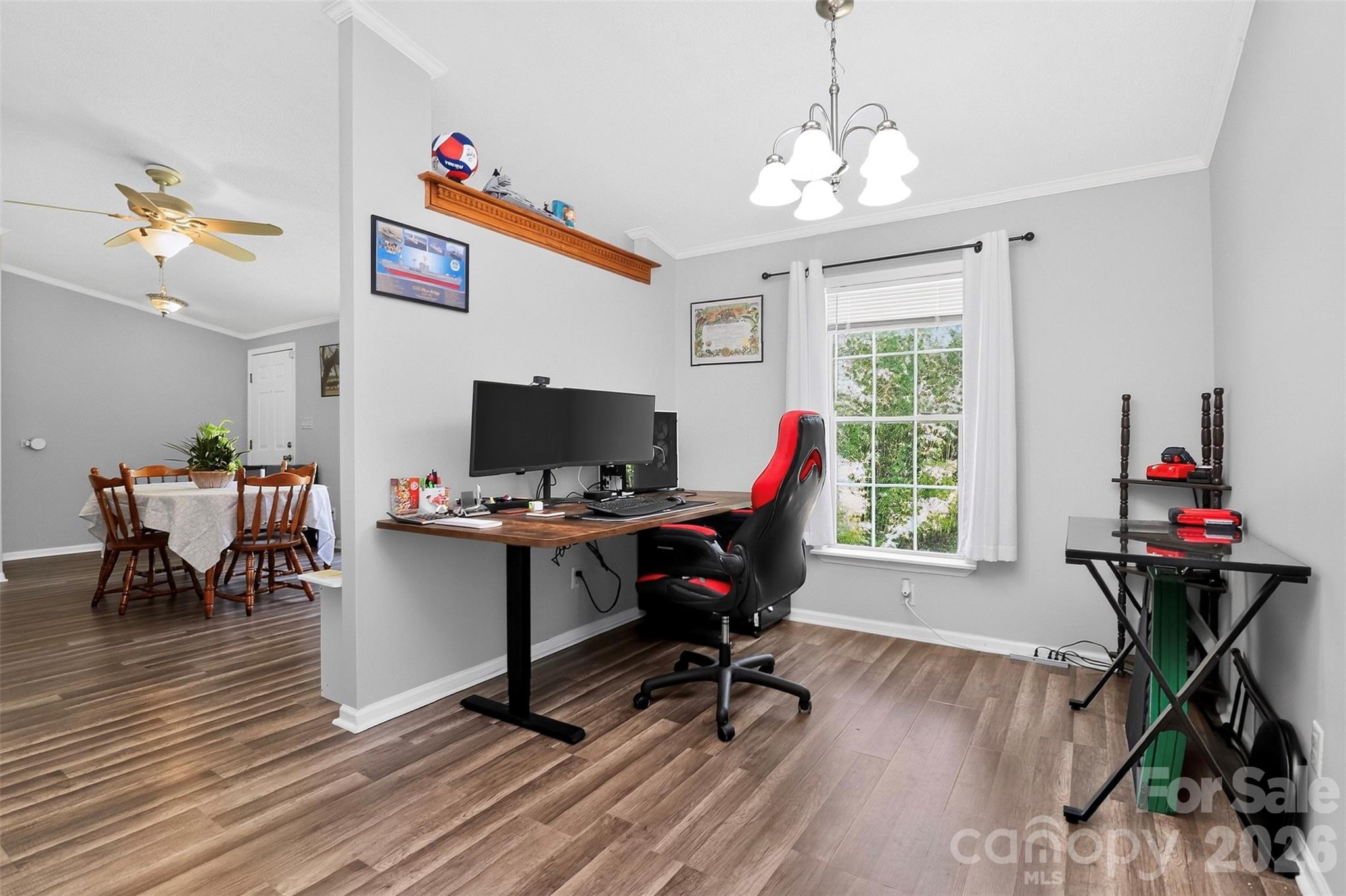 Flex space can be used for home office, dining, exercise room, reading area or playroom. It's your choice! - 602 Timberwood Drive, Fort Mill