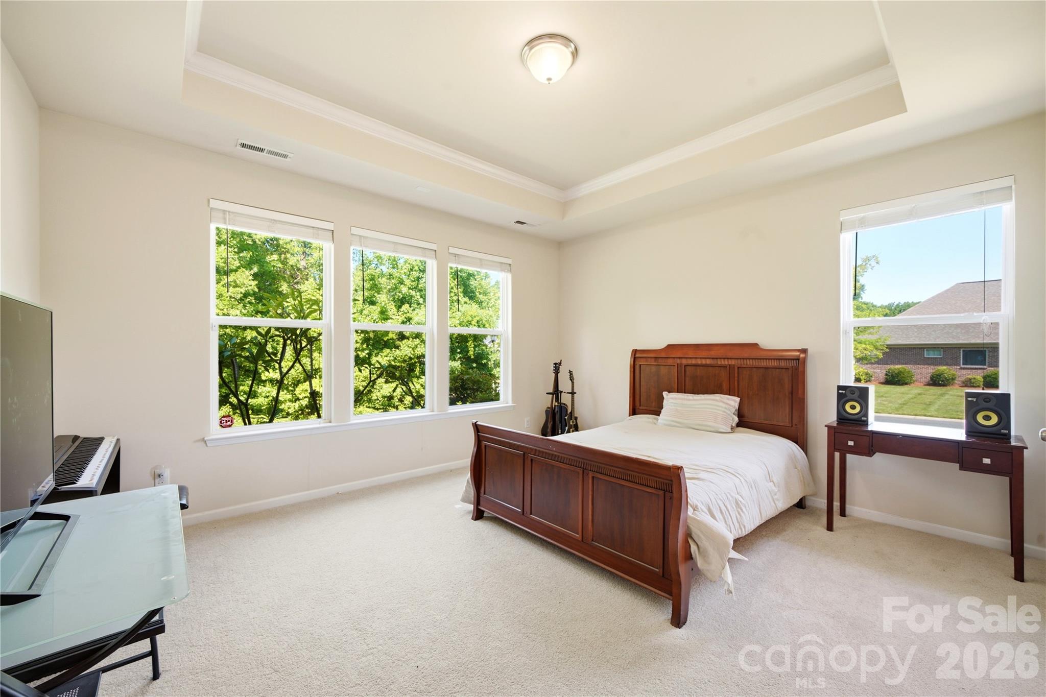 Master Bed - 8759 Mullis Forest Court, Mint Hill