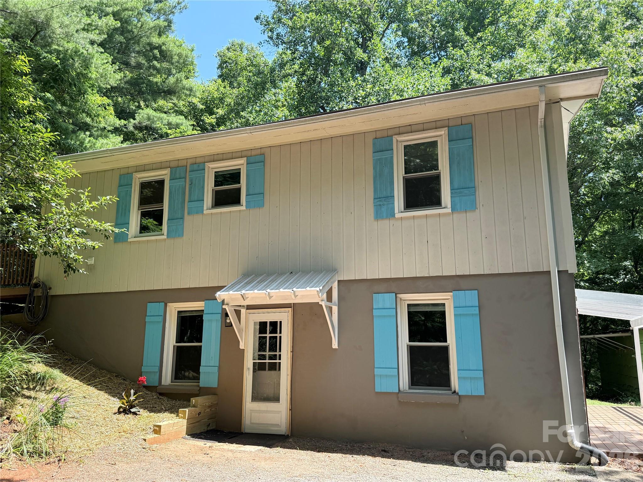 Easy Access from Driveway straight in Kitchen with Cover if Needed - 95 Walker Cove Road, Black Mountain