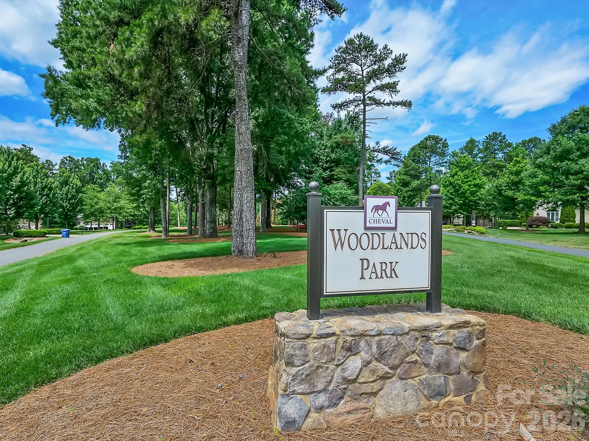 Beautiful Woodlands park directly across the street. - 4231 Piaffe Avenue, Mint Hill