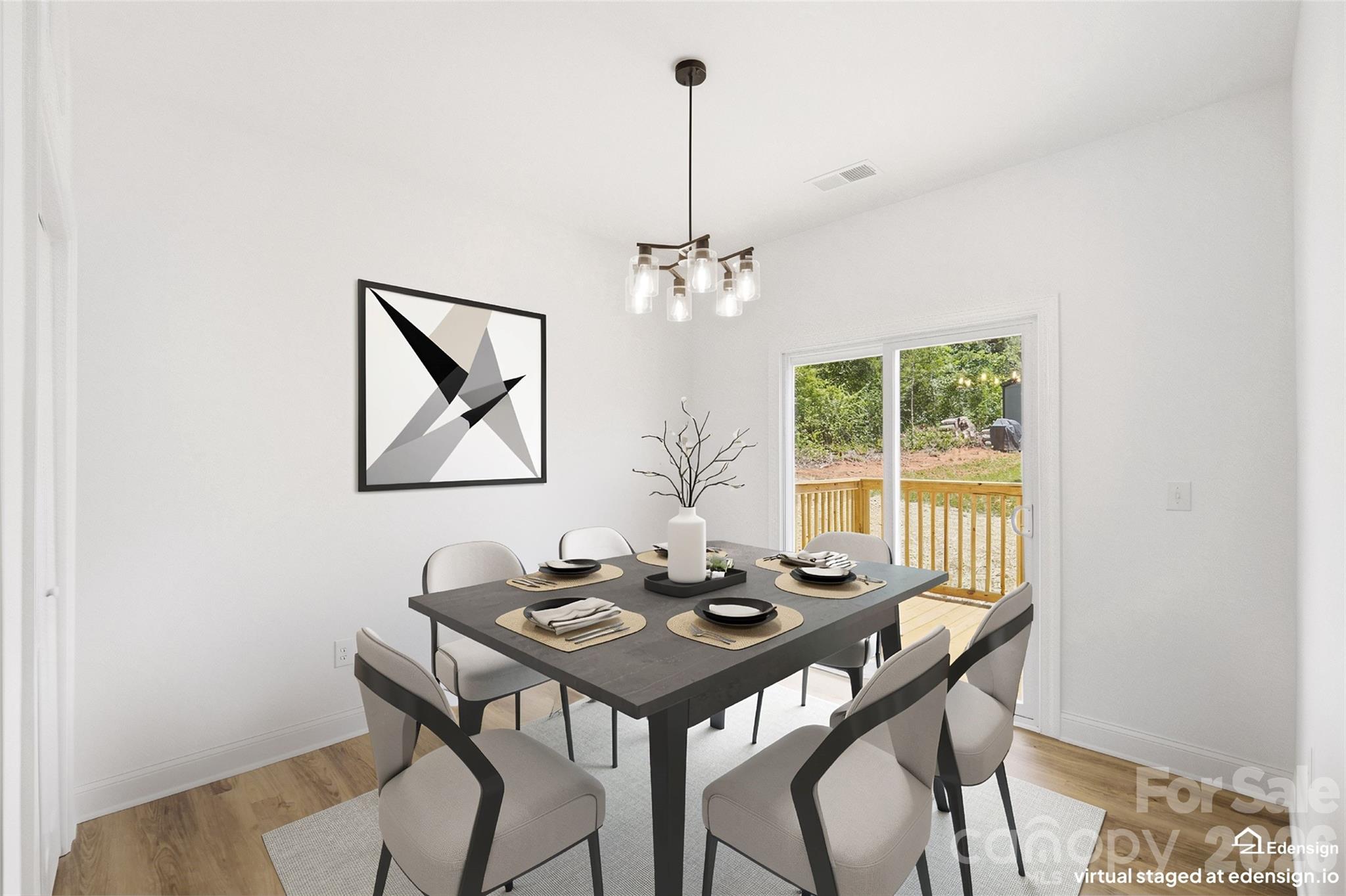 Virtually Staged Dining Room - 116 7th Avenue SE, Hickory