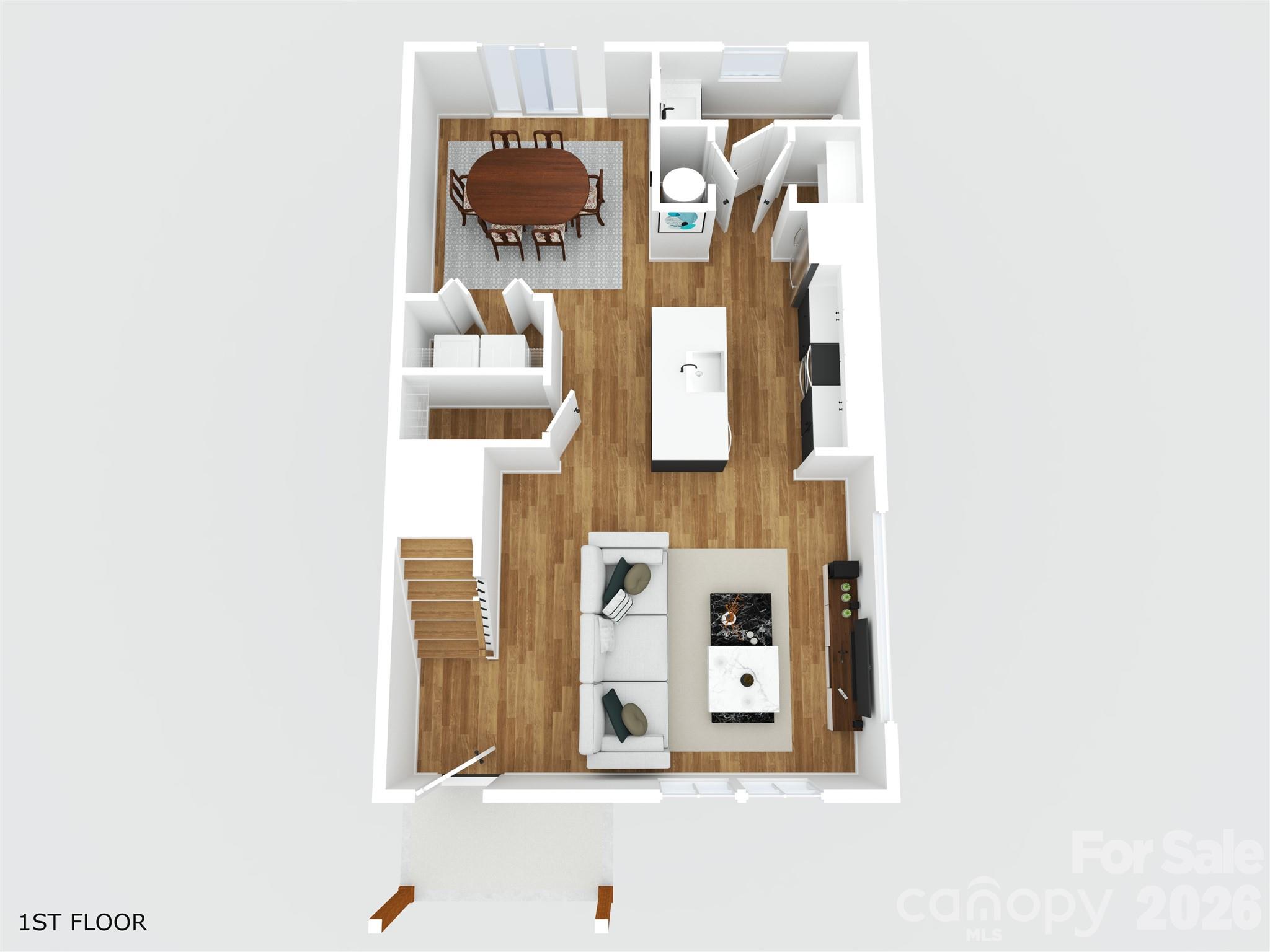 Main Level Floor Plan - 116 7th Avenue SE, Hickory