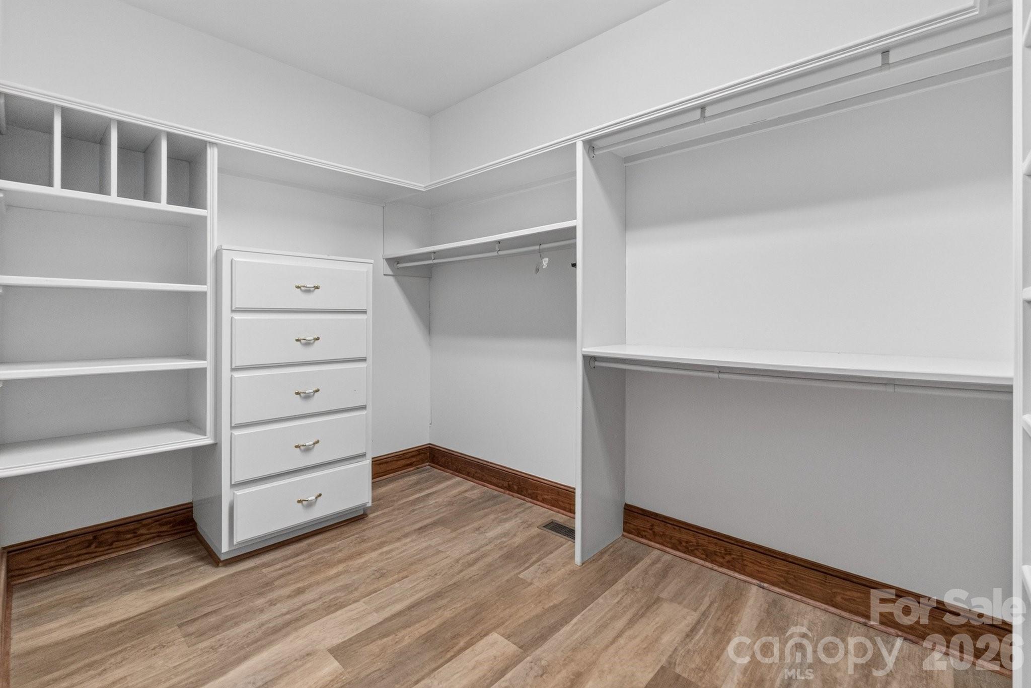 Primary walk-in closet - 105 Quail Lane, Mooresville