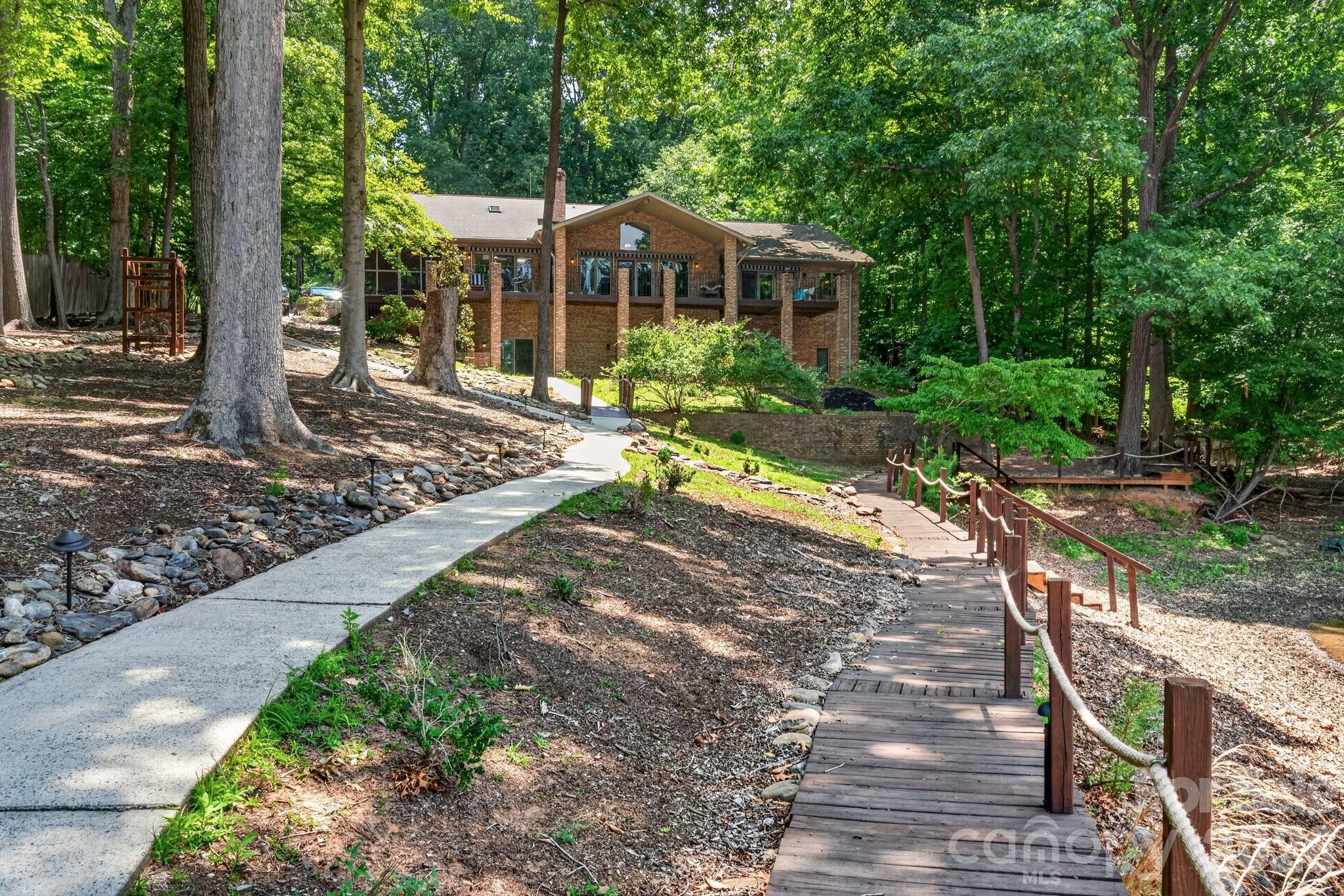 Back yard - 105 Quail Lane, Mooresville