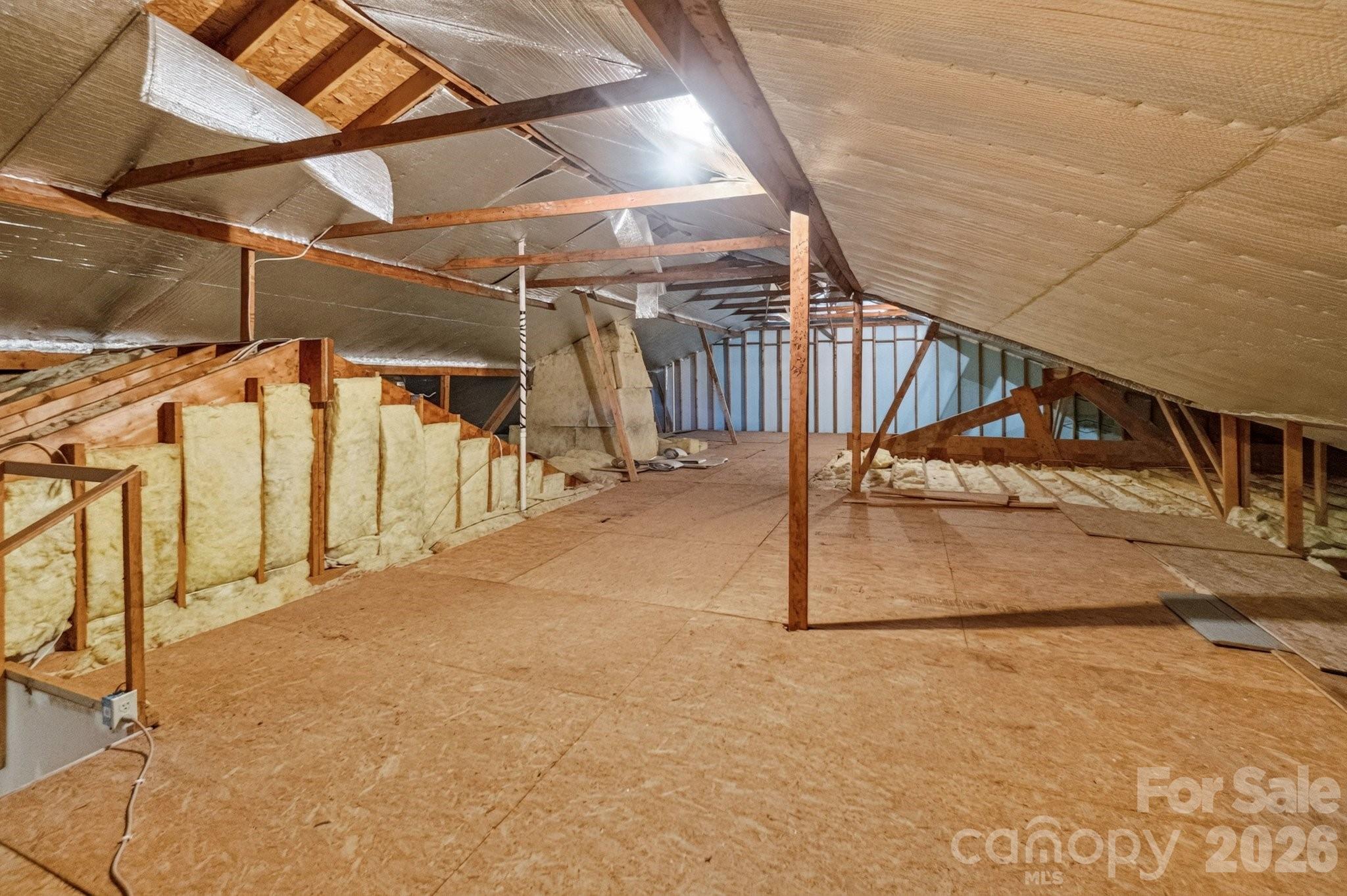 Great attic space - 105 Quail Lane, Mooresville