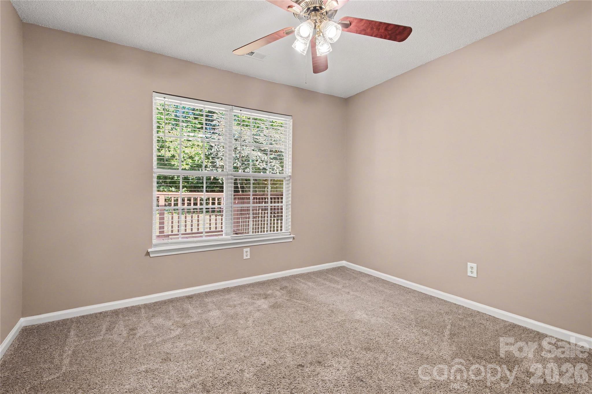 Bedroom #2 with double door closet and ceiling fans - 3786 Sedgewick Street SW, Concord