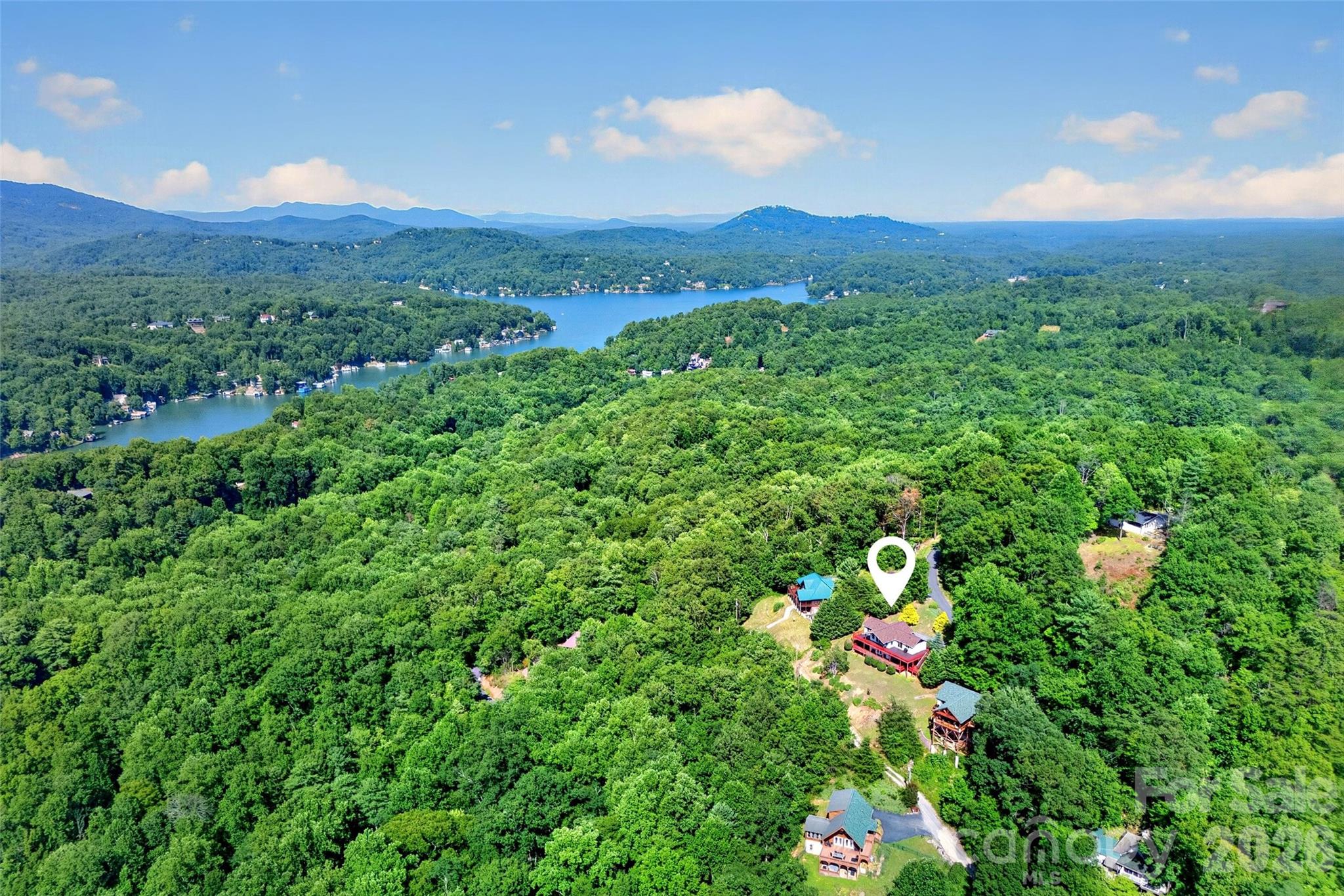 Lake Lure and the surrounding mountains - 227 Sidney Lanier Drive, Lake Lure