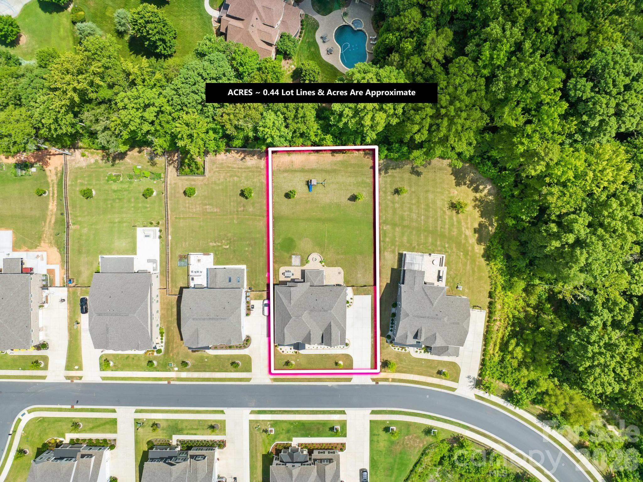 Aerial Vew - 809 Brown Creek Drive, Matthews