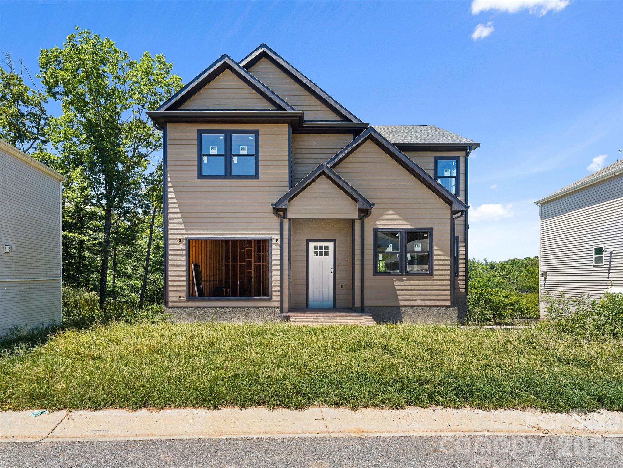Front lawn rendered final could look different - 914 Newport Court, Asheville