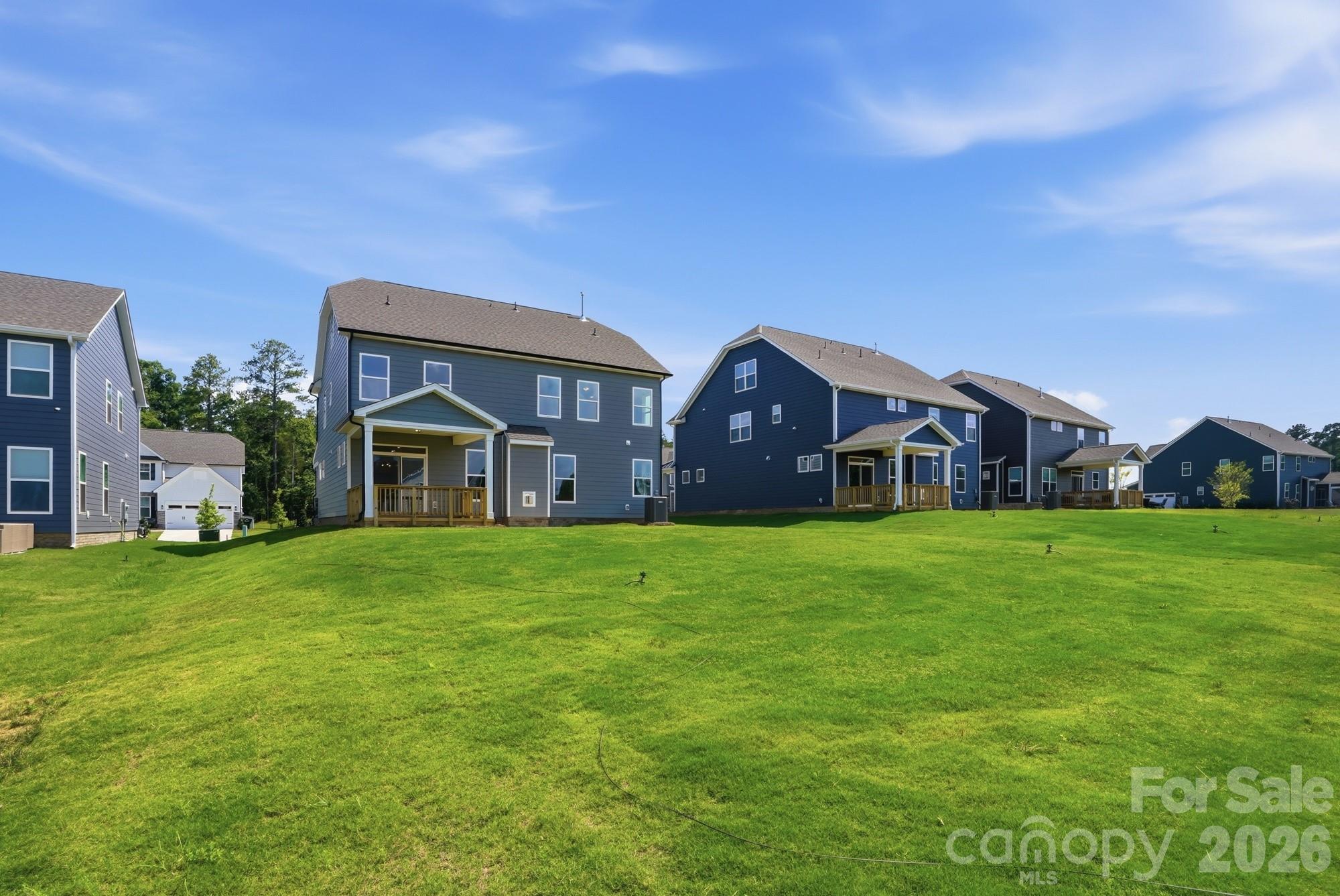 Backyard of homesite 74 - 1433 Crooked Stick Drive, Rock Hill