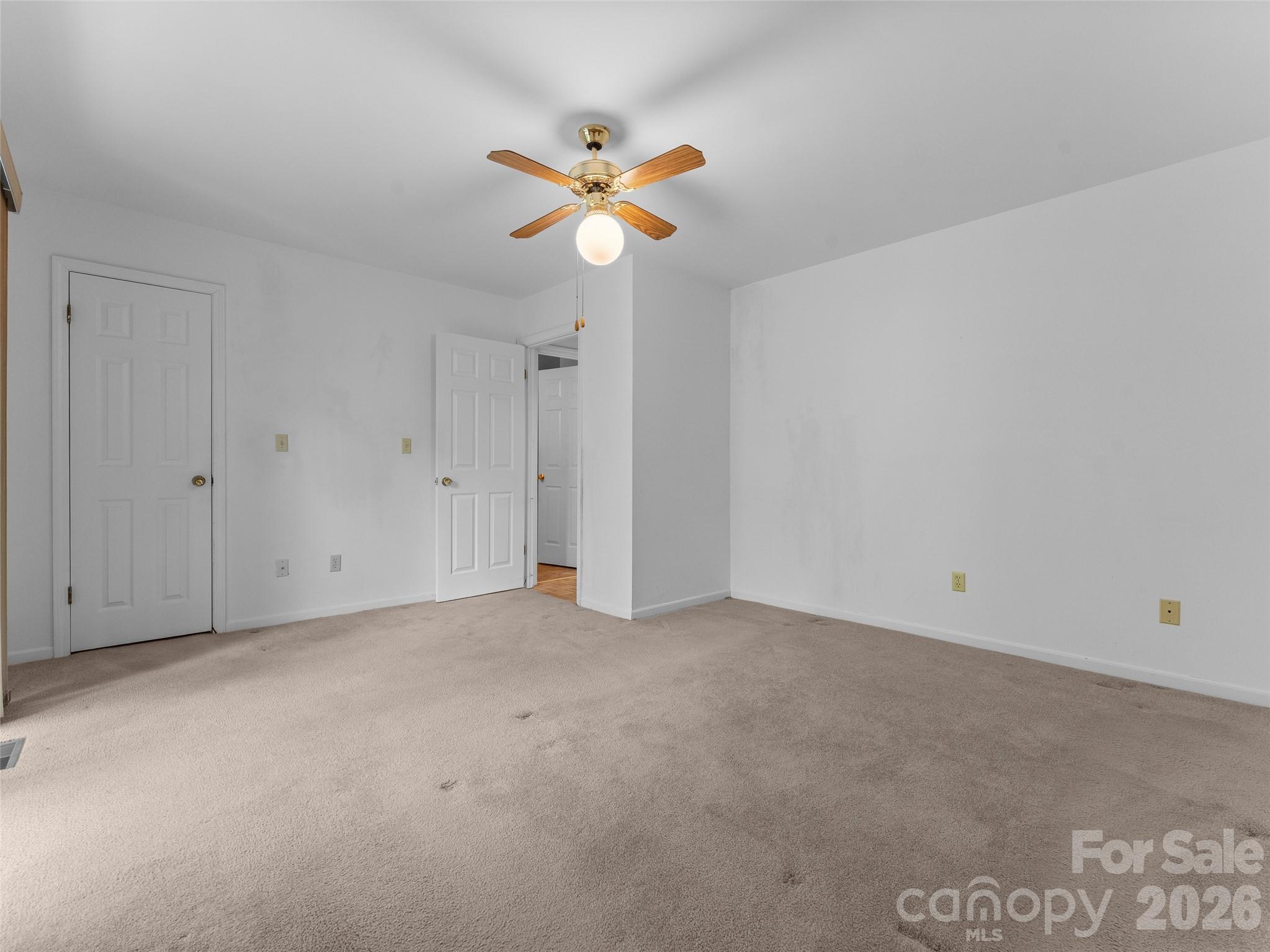 Primary bedroom on the main - 323 Burrell Mountain Road, Brevard