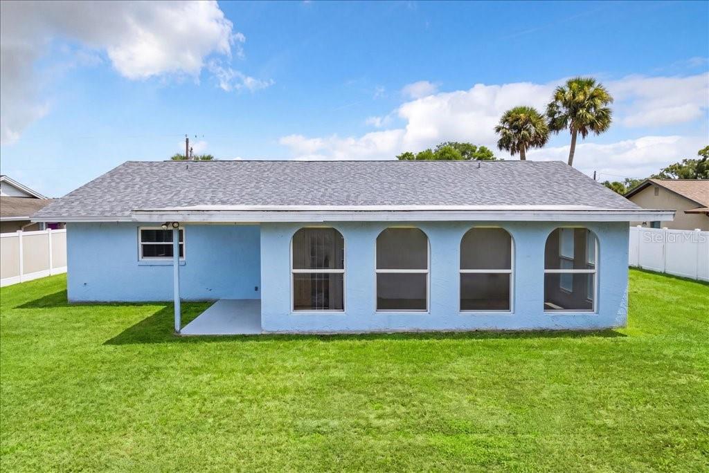 Spacious backyard & partially fenced! - 46 FLEMING CT, PALM COAST
