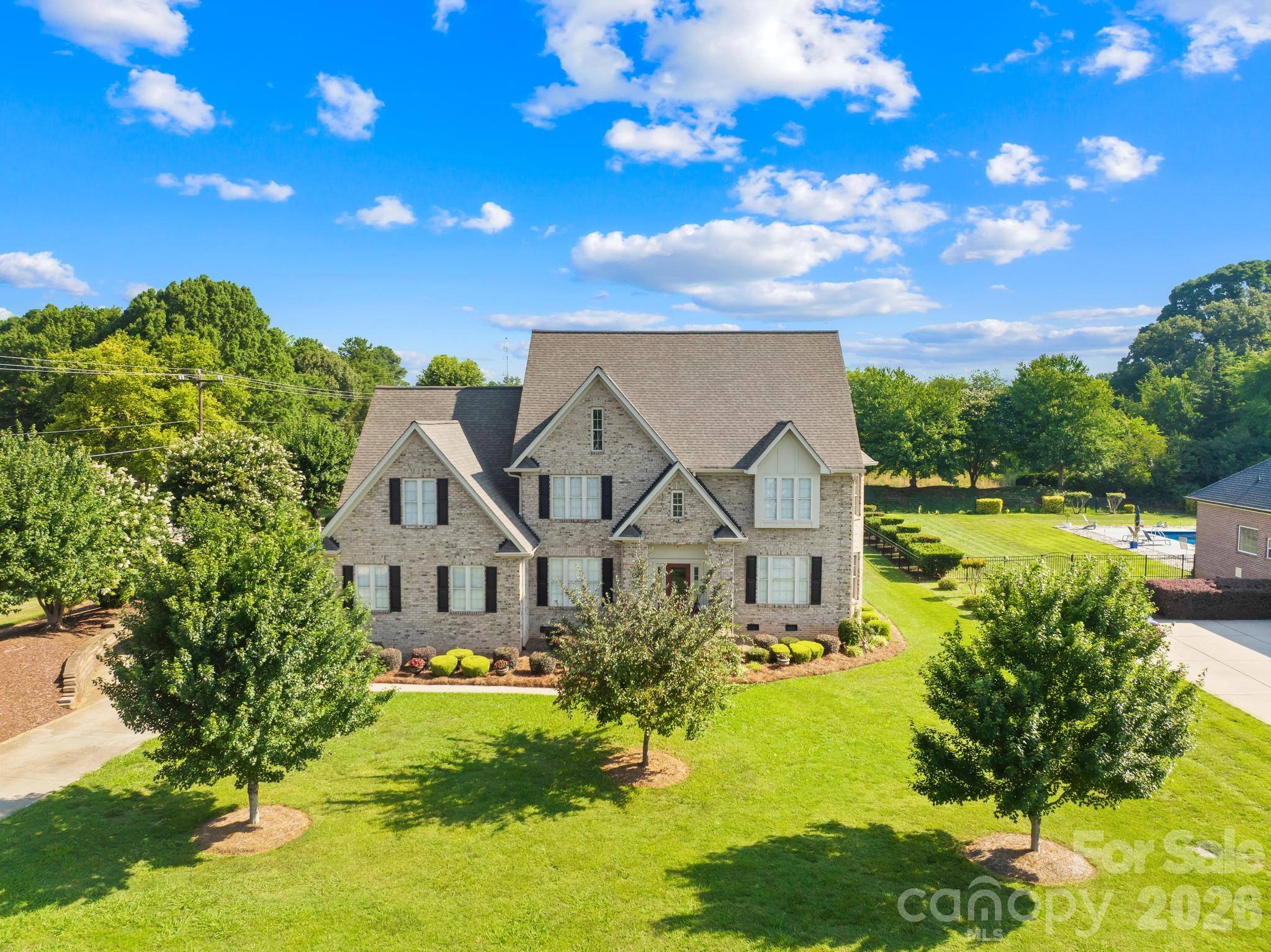 Aerial View of front of home - 105 Mandarin Drive, Mooresville