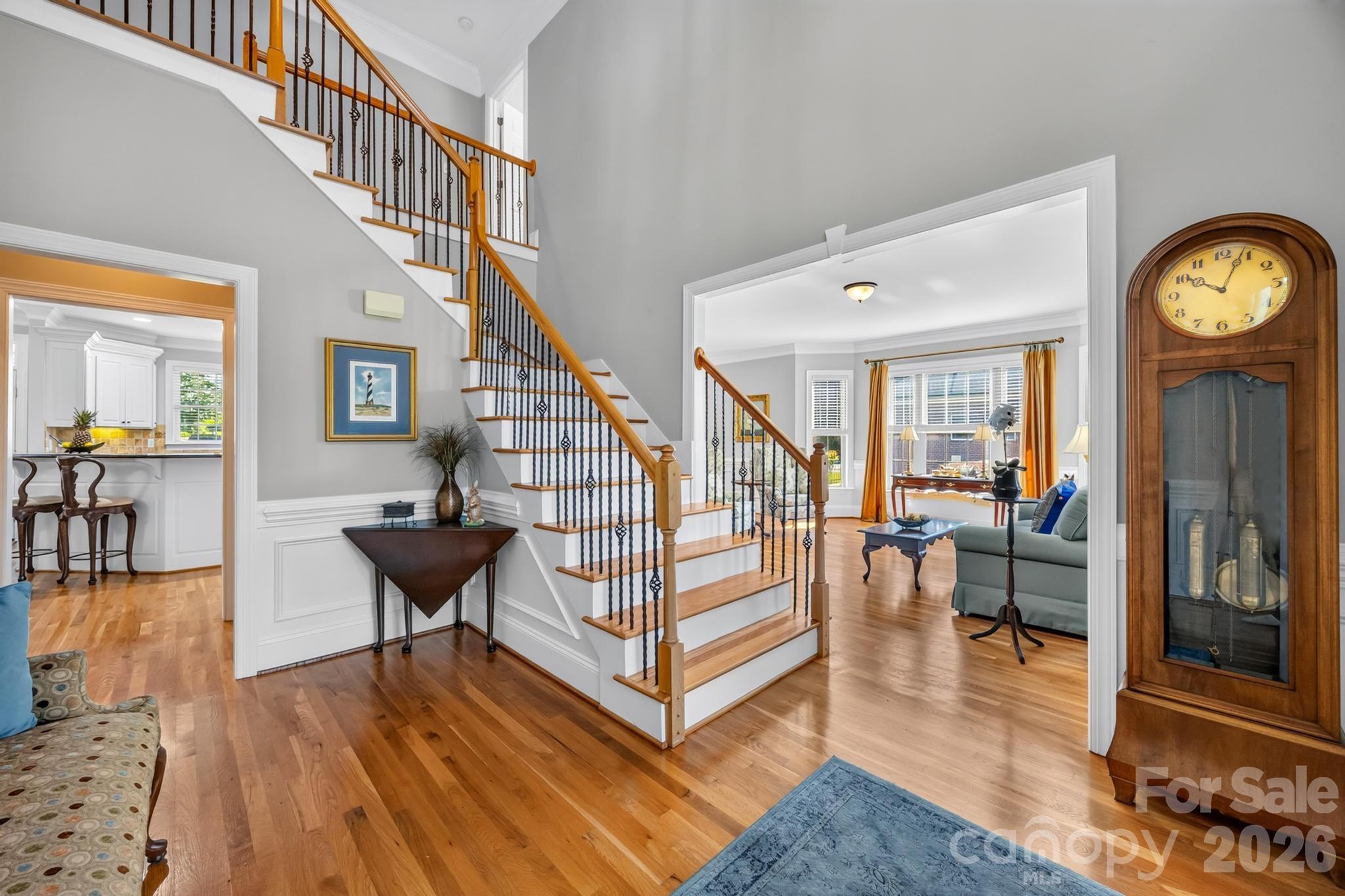 Foyer View looking into Sitting Area - 105 Mandarin Drive, Mooresville