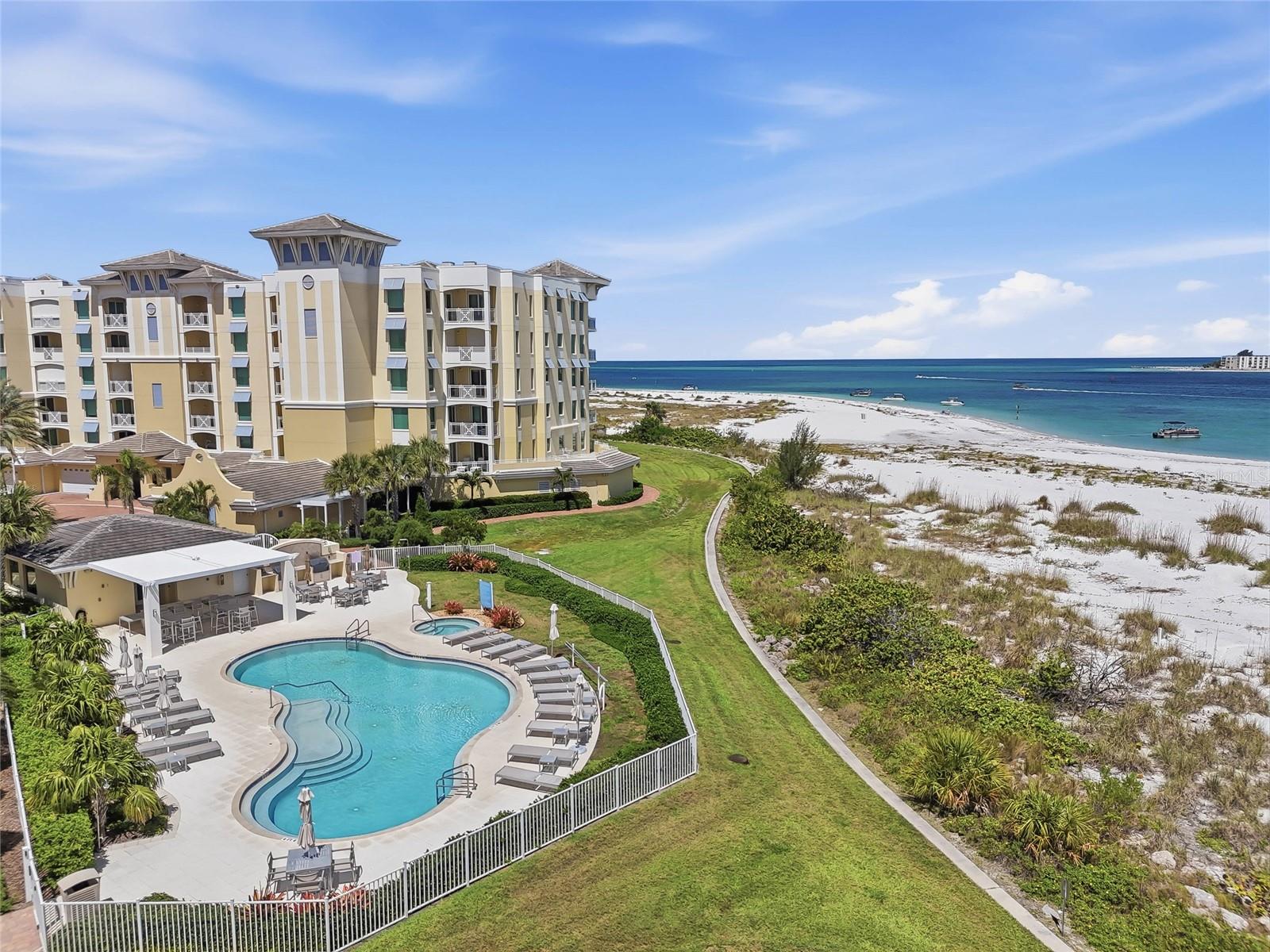 Resort-Style Geothermal Pool & Beachfront Setting - 650 COLLANY RD #401, TIERRA VERDE