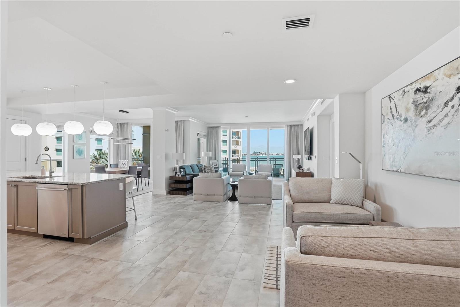 Walk into this residence and enjoy the water views as well as the beautiful "resort feel" community. - 650 COLLANY RD #401, TIERRA VERDE